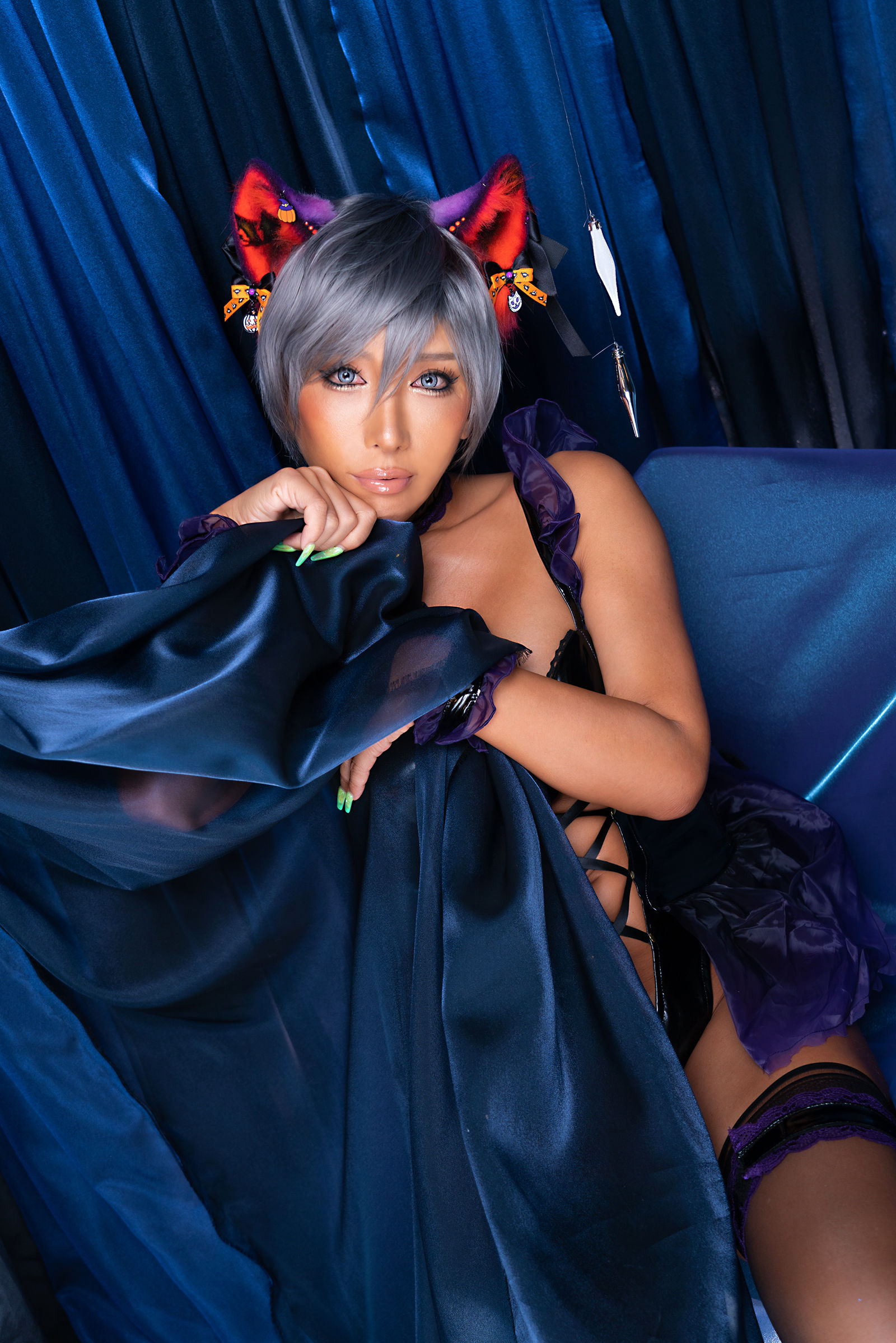 [福利COS] [Cosplay][nonsummerjack] non - ハロウィンキャットだにゃにゃにゃん第12张