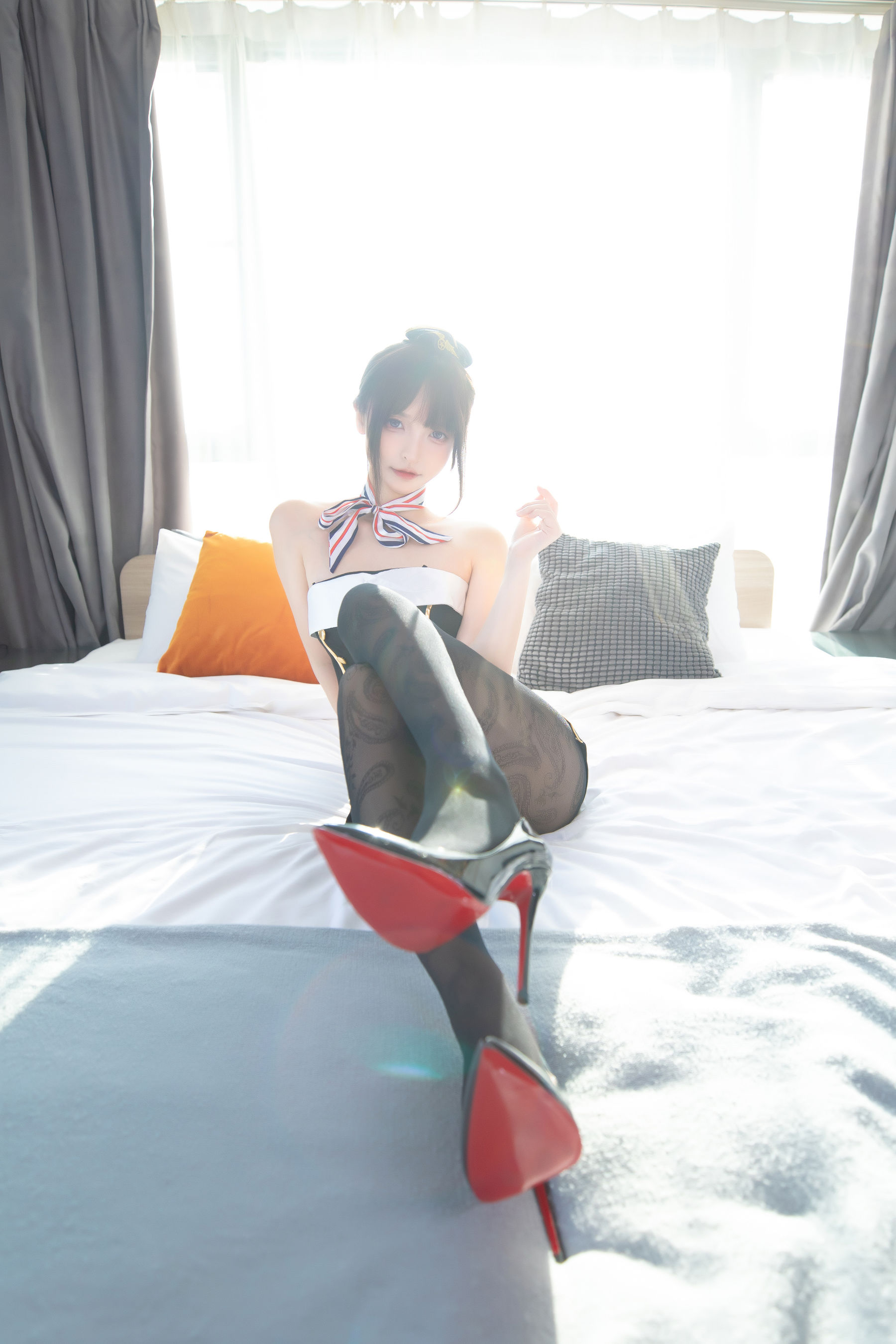 [福利COS] 萝莉神楽板真冬 空中邂逅第4张