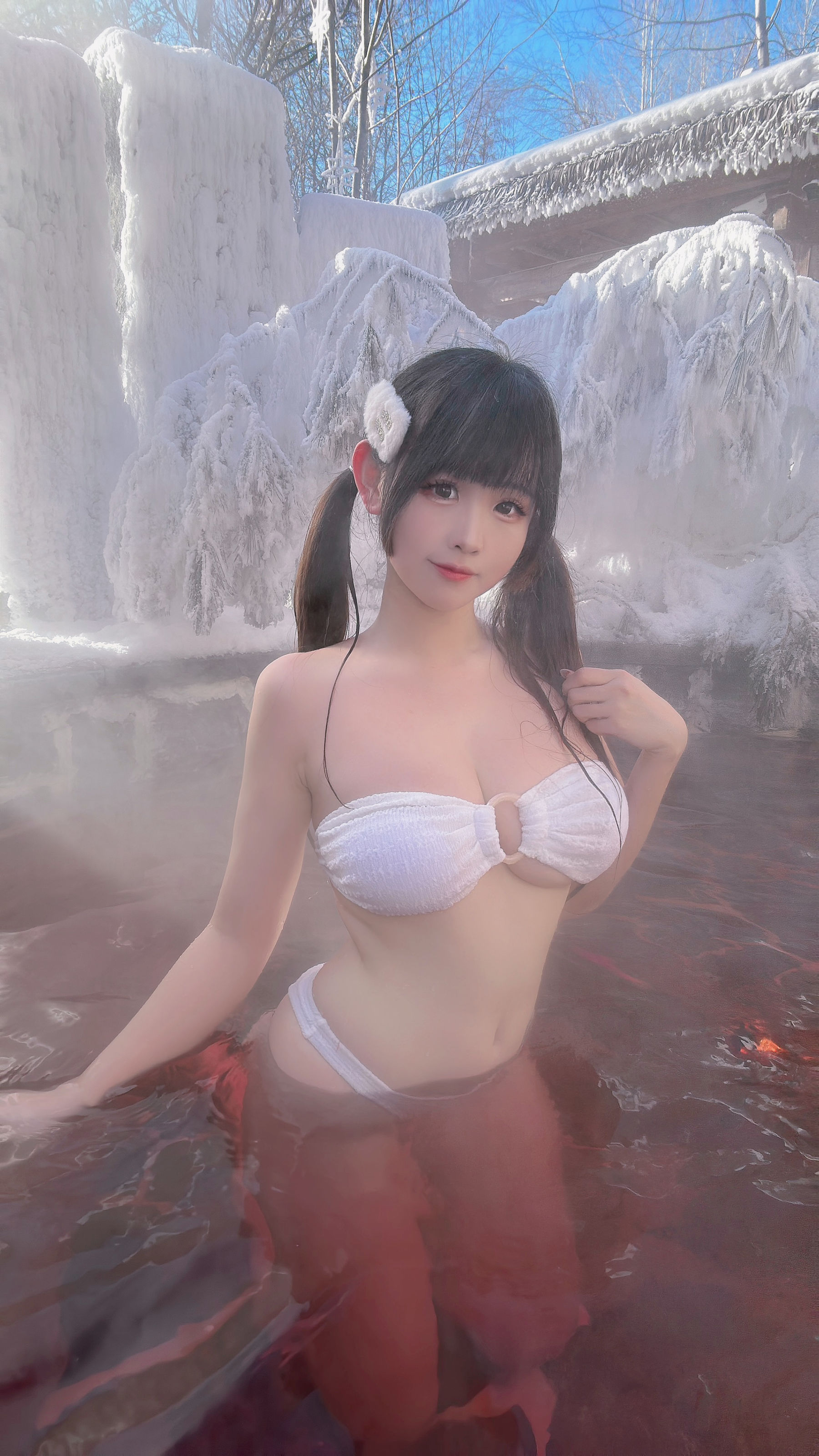 [福利COS] miko酱ww - 雪地温泉第5张