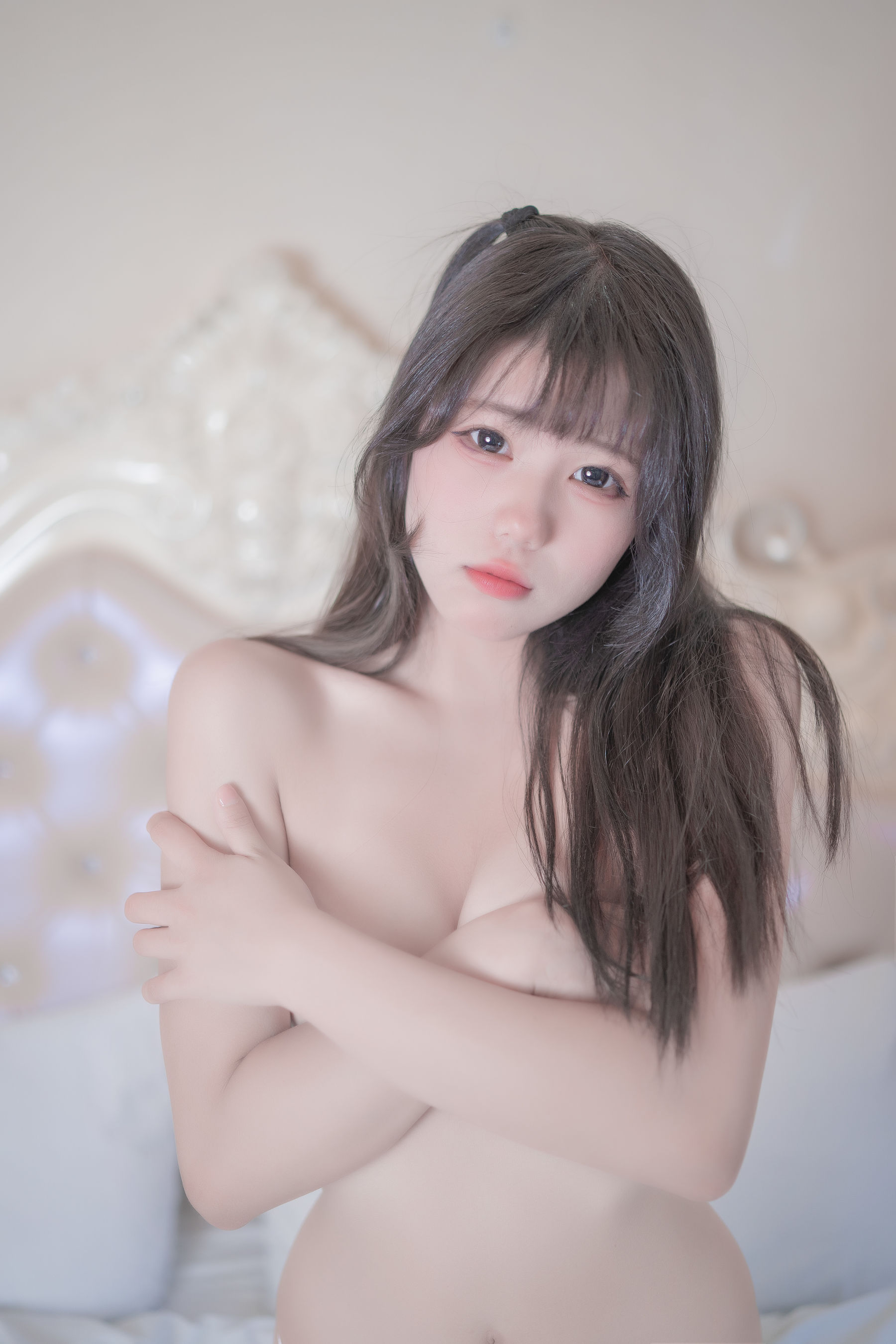 [福利COS] 咬一口兔娘 - 粉嫩睡衣第11张