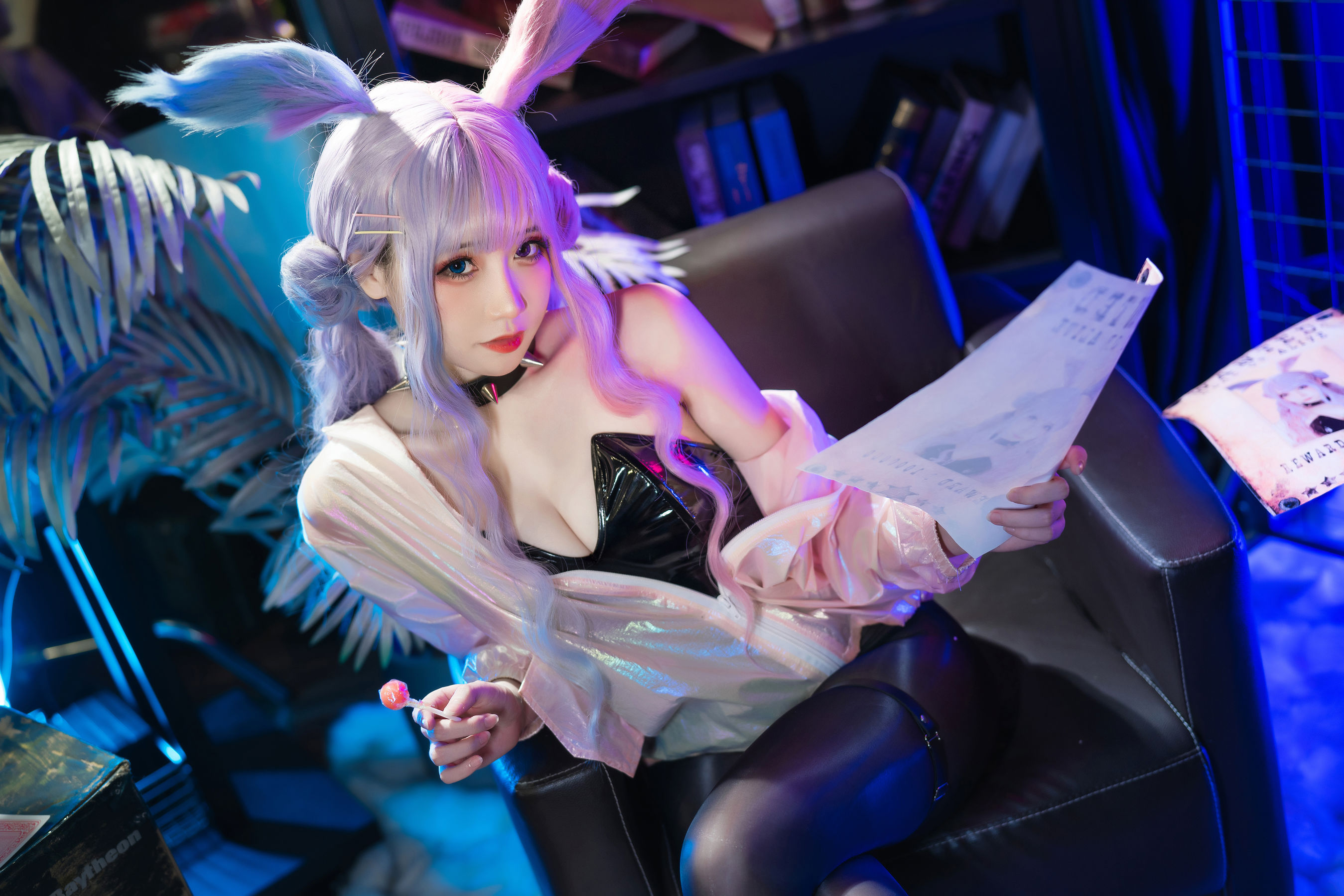 [福利COS] 焖焖碳 - 麻辣兔头X异色兔第5张