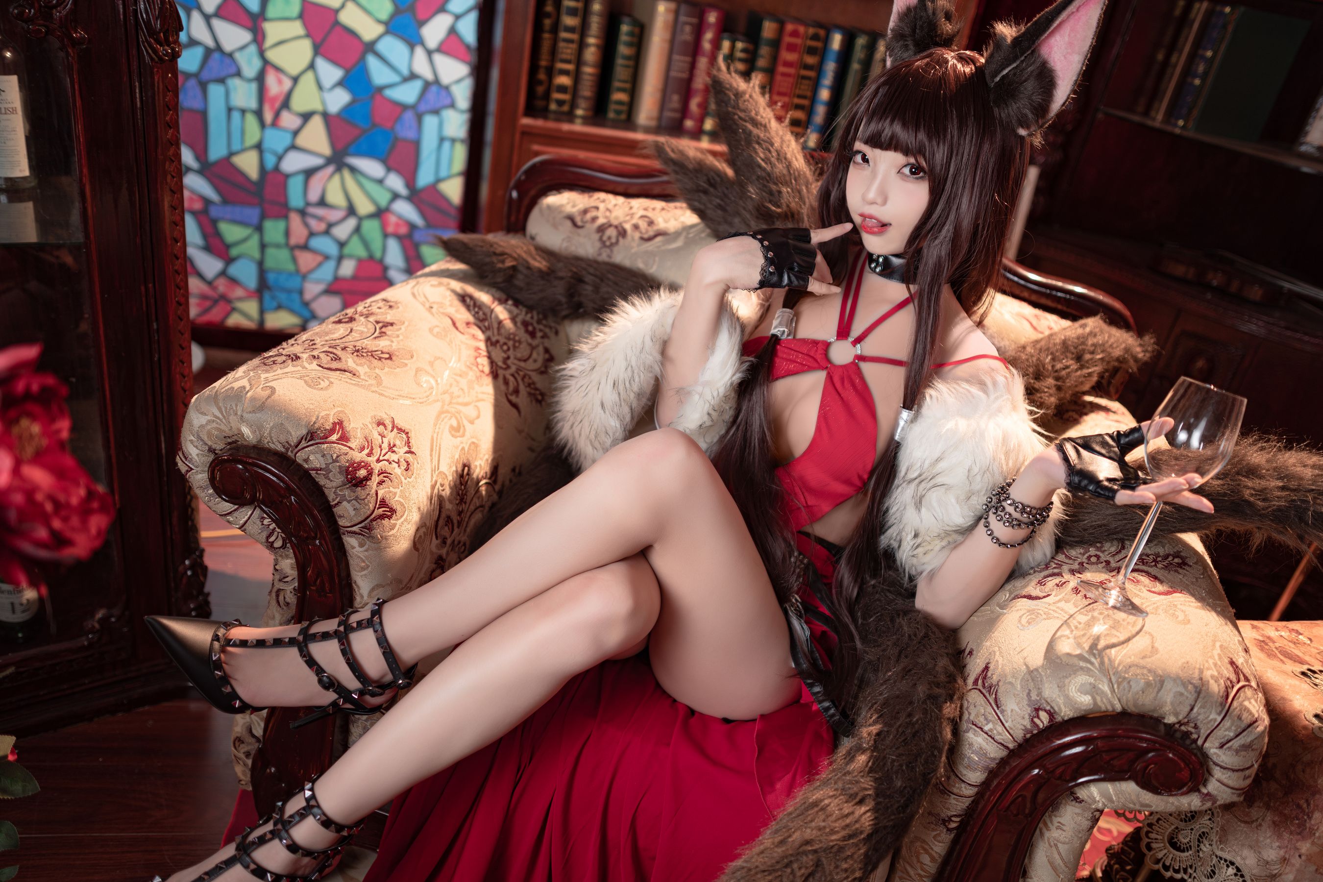 [福利COS] 狐玖玖 - 碧蓝航线 赤城第1张