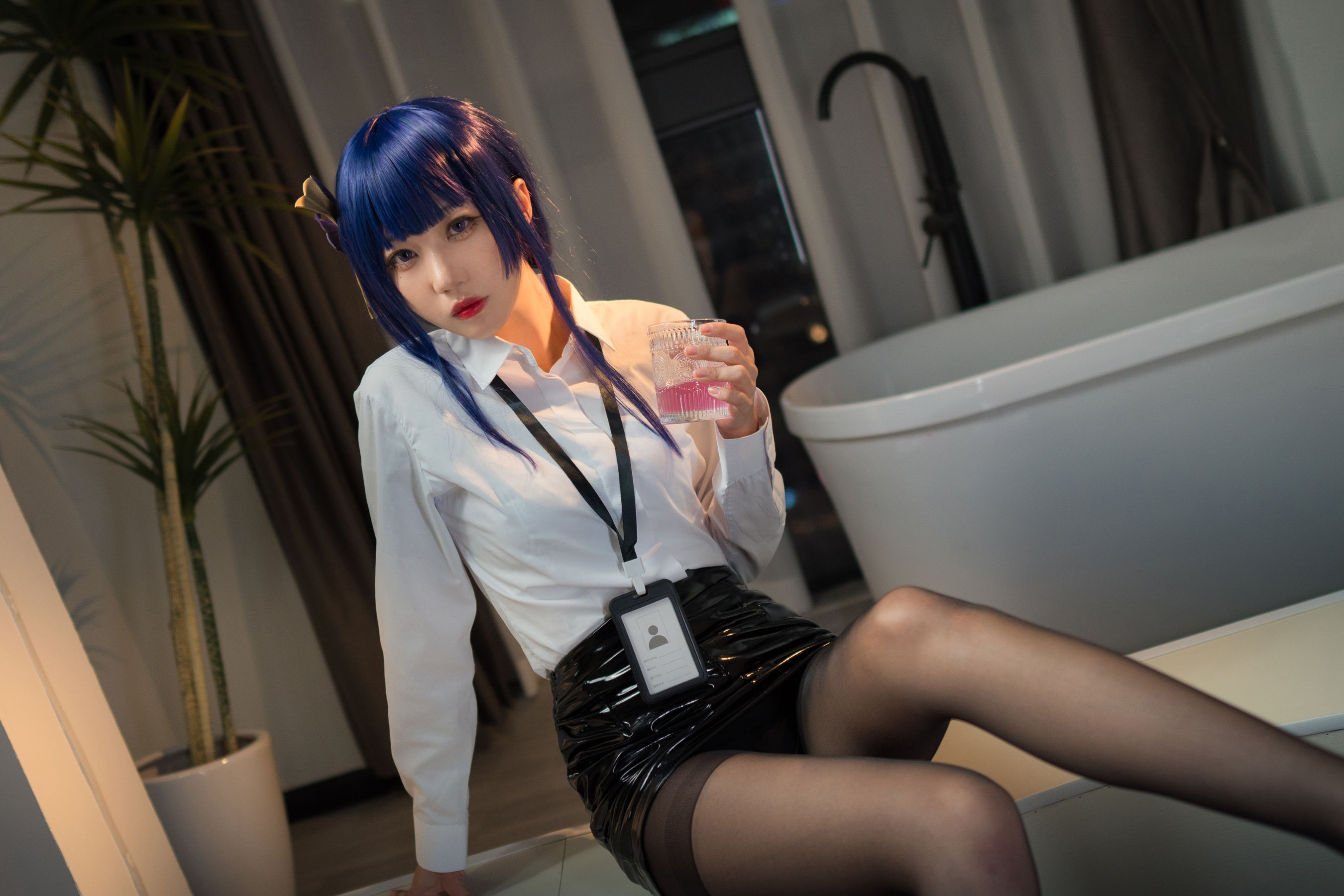 [福利COS] 无影喵喵 - OL雷电将军第4张