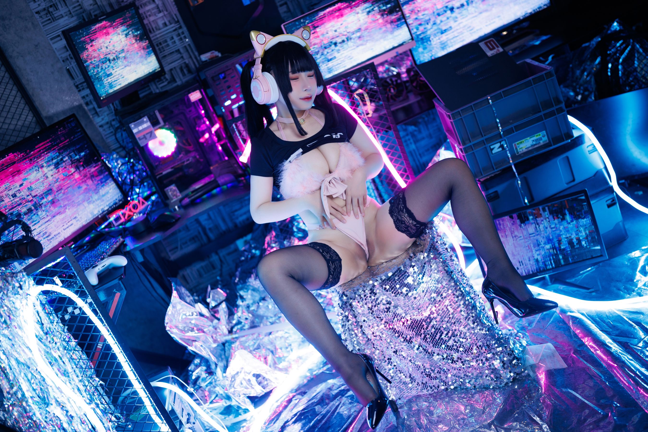 [福利COS] 胡桃猫Kurumineko - 电竞甜心第10张