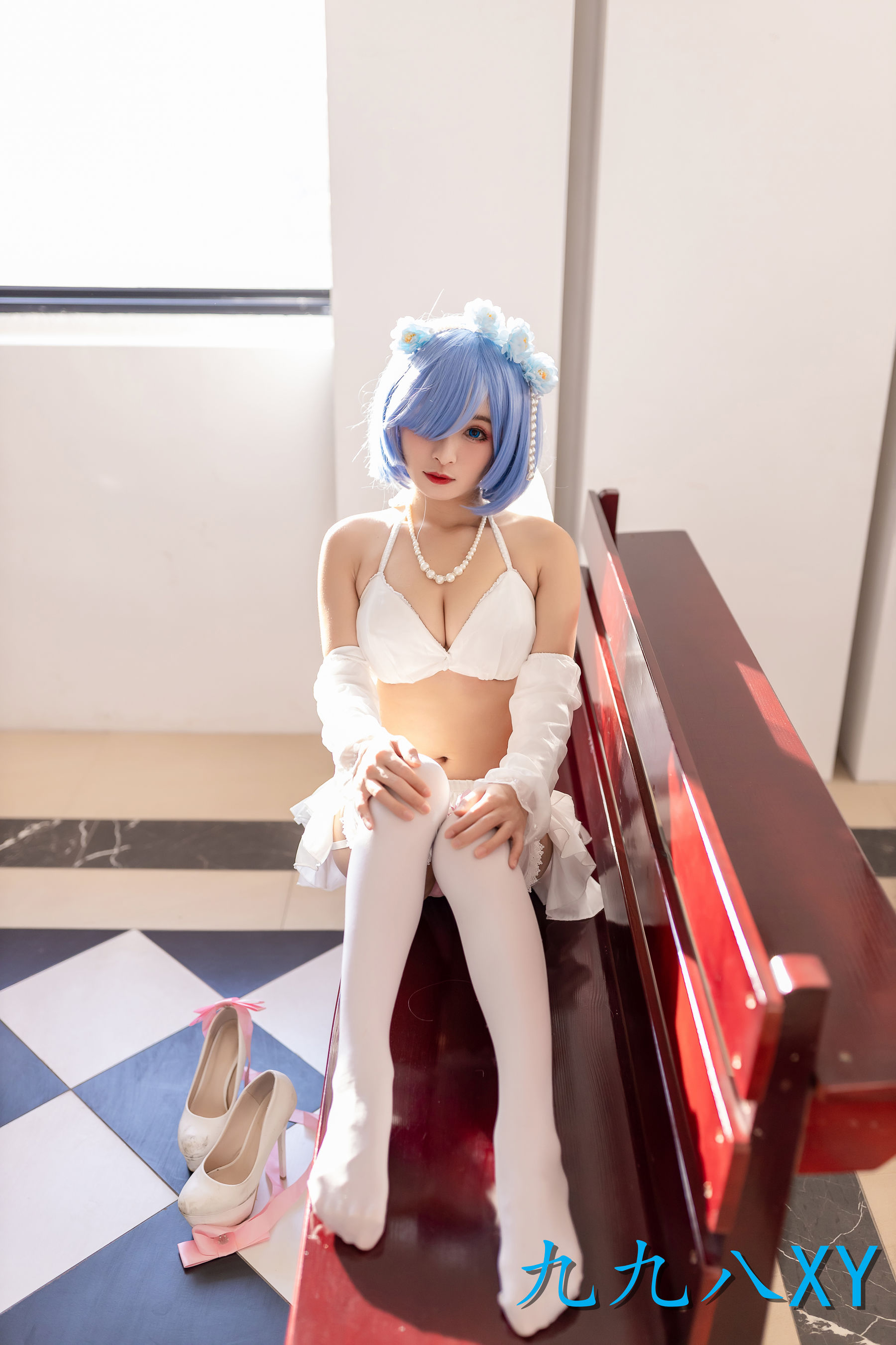 动漫博主九九八XY - 蕾姆花嫁第4张
