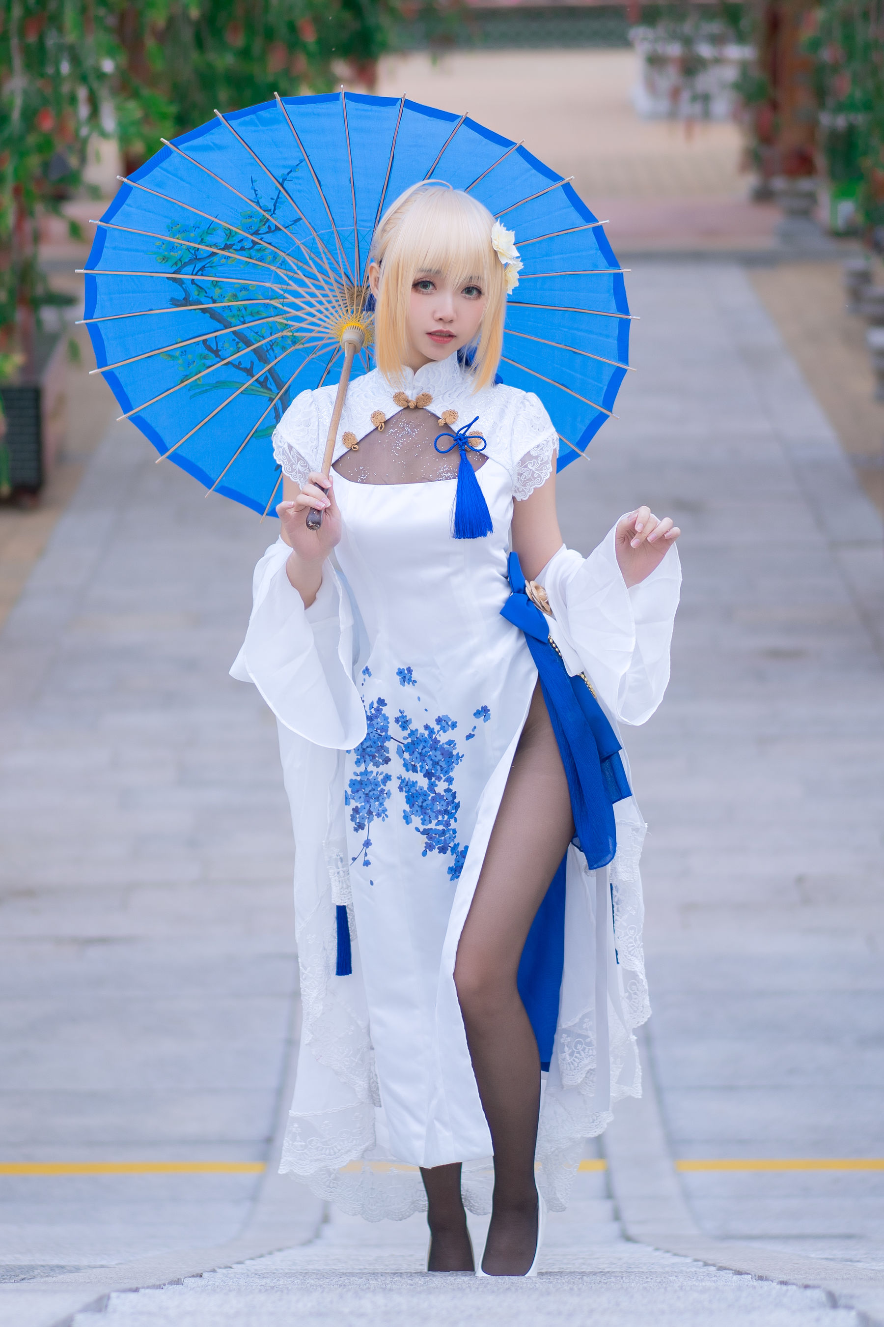 动漫博主大大卷卷小卷 - FGOsaber 四周年旗袍第5张