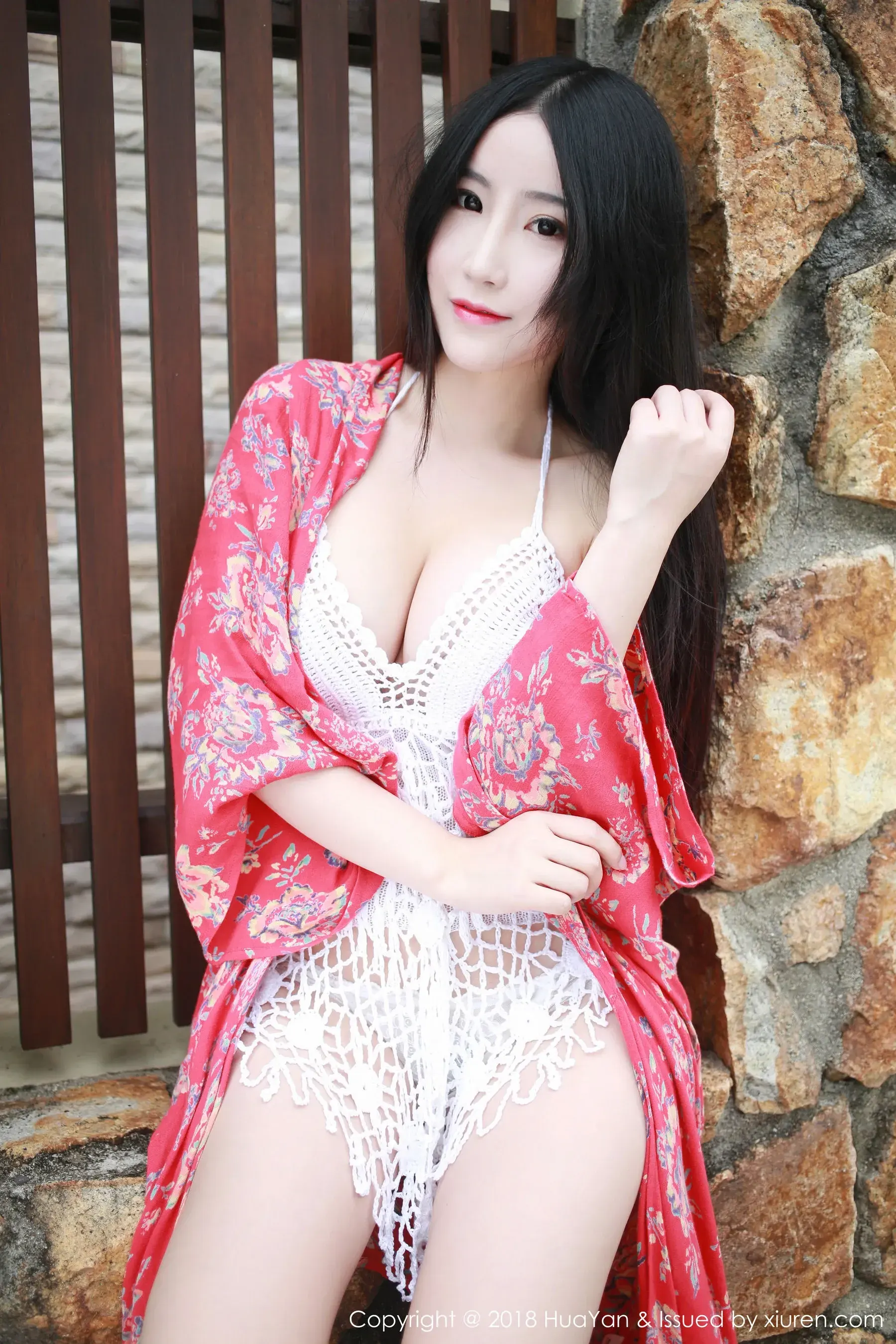  谢芷馨Sindy《泰国苏梅岛旅拍》第2套 花の颜 Vol.055第6张