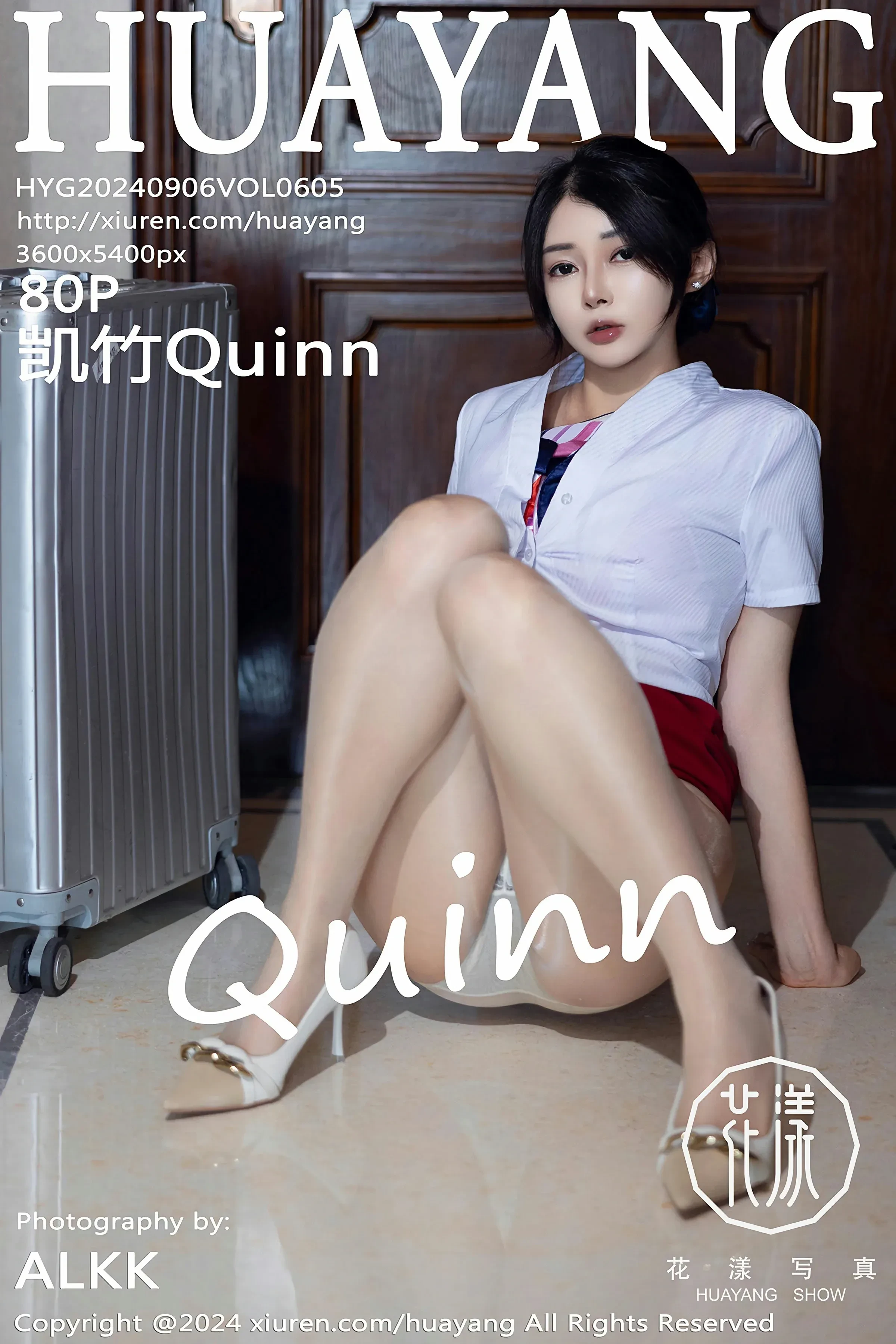  HuaYang花漾 VOL.605 凯竹Quinn [80P]第1张
