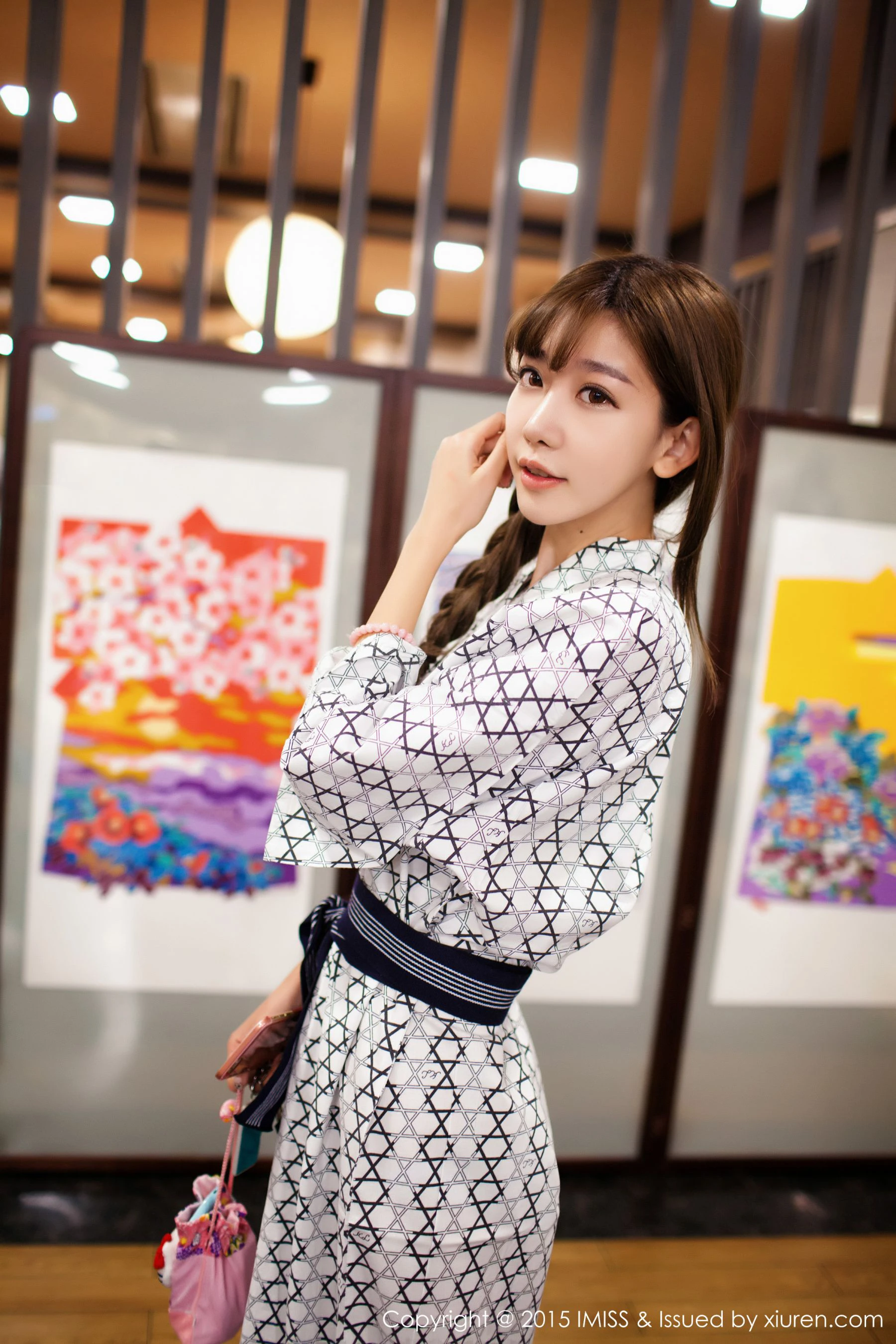 网红陈潇《日本之旅街拍》 爱蜜社IMiss Vol.010第15张