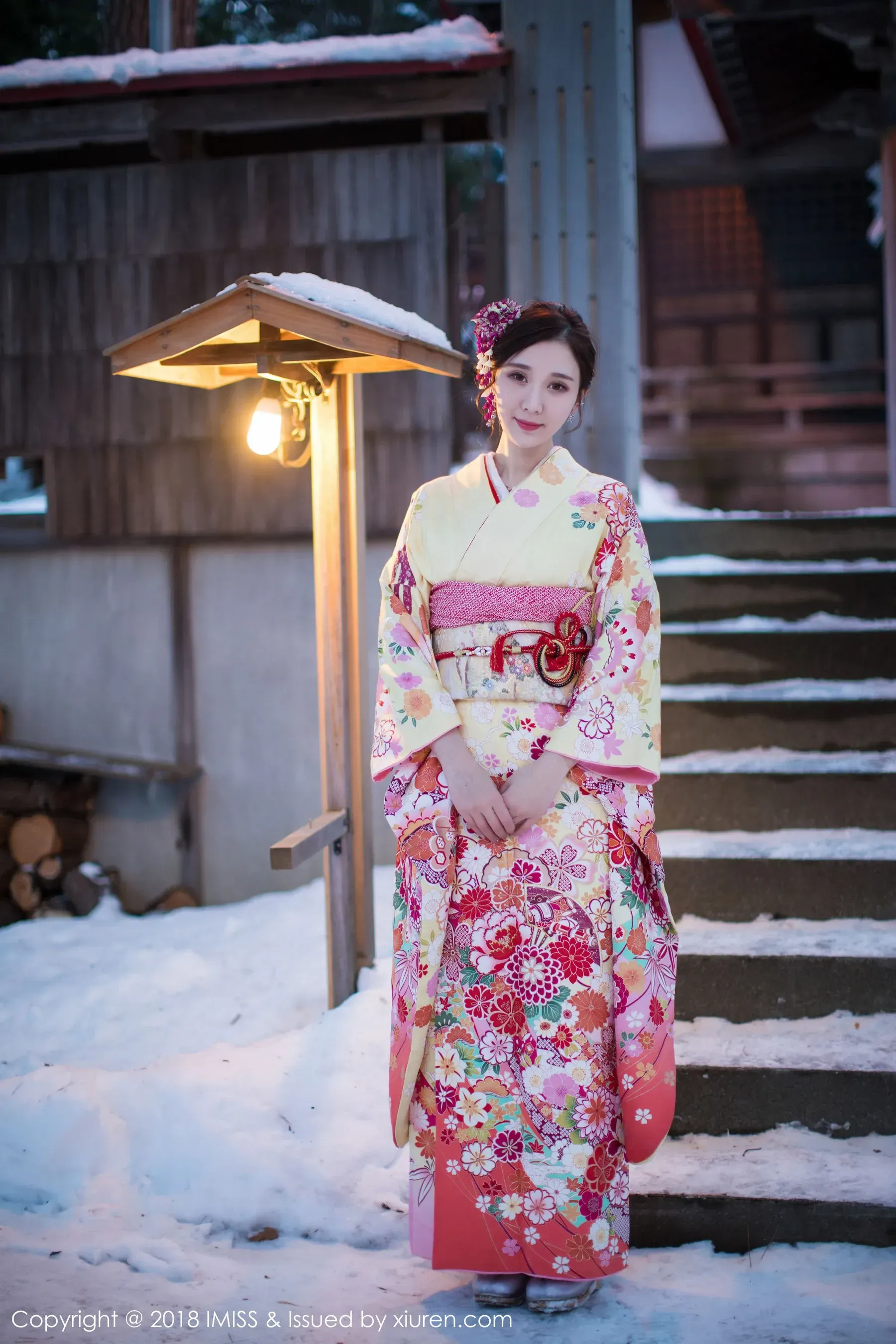  淼淼萌萌哒《北海道旅拍》 爱蜜社IMiss Vol.242第11张