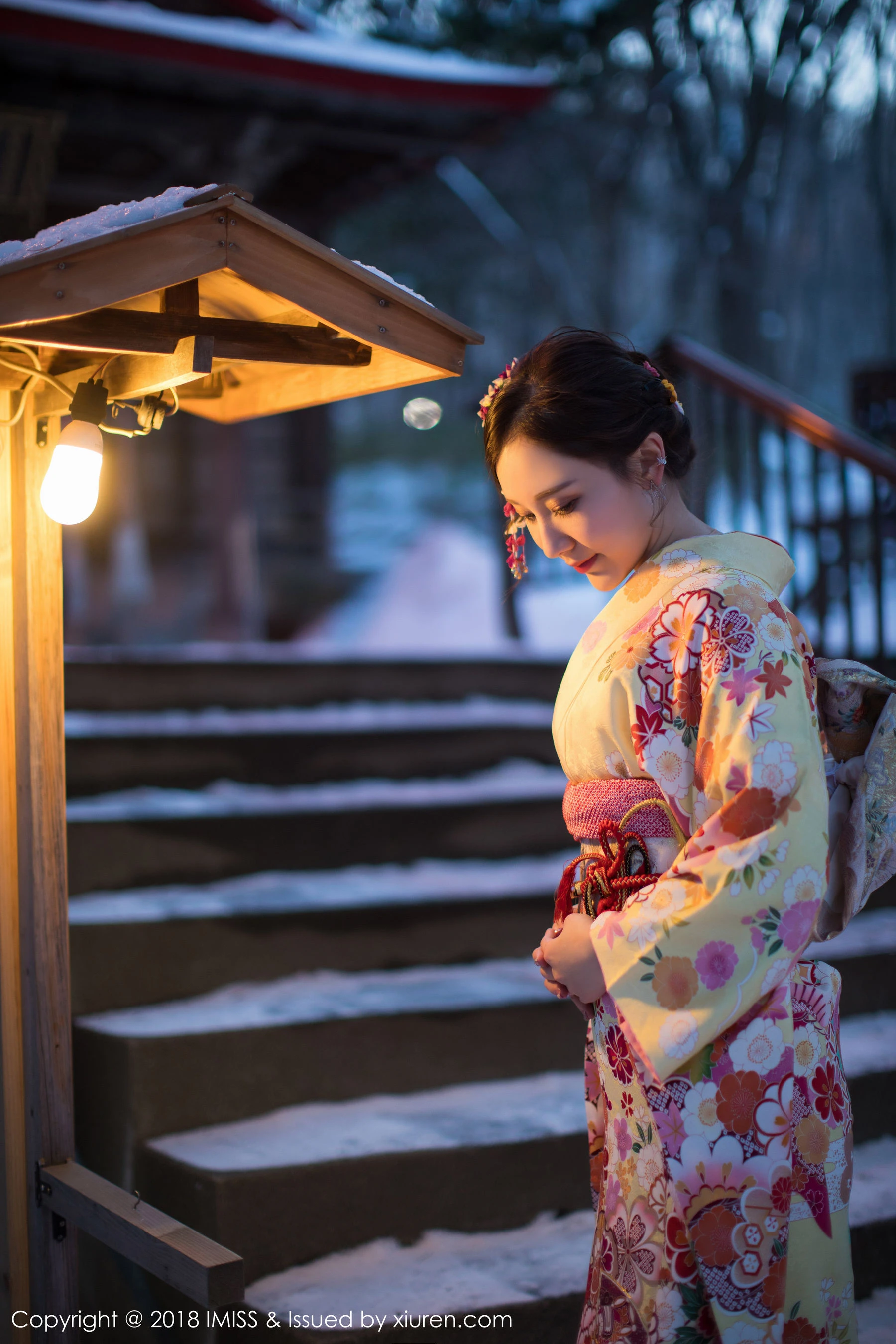  淼淼萌萌哒《北海道旅拍》 爱蜜社IMiss Vol.242第11张