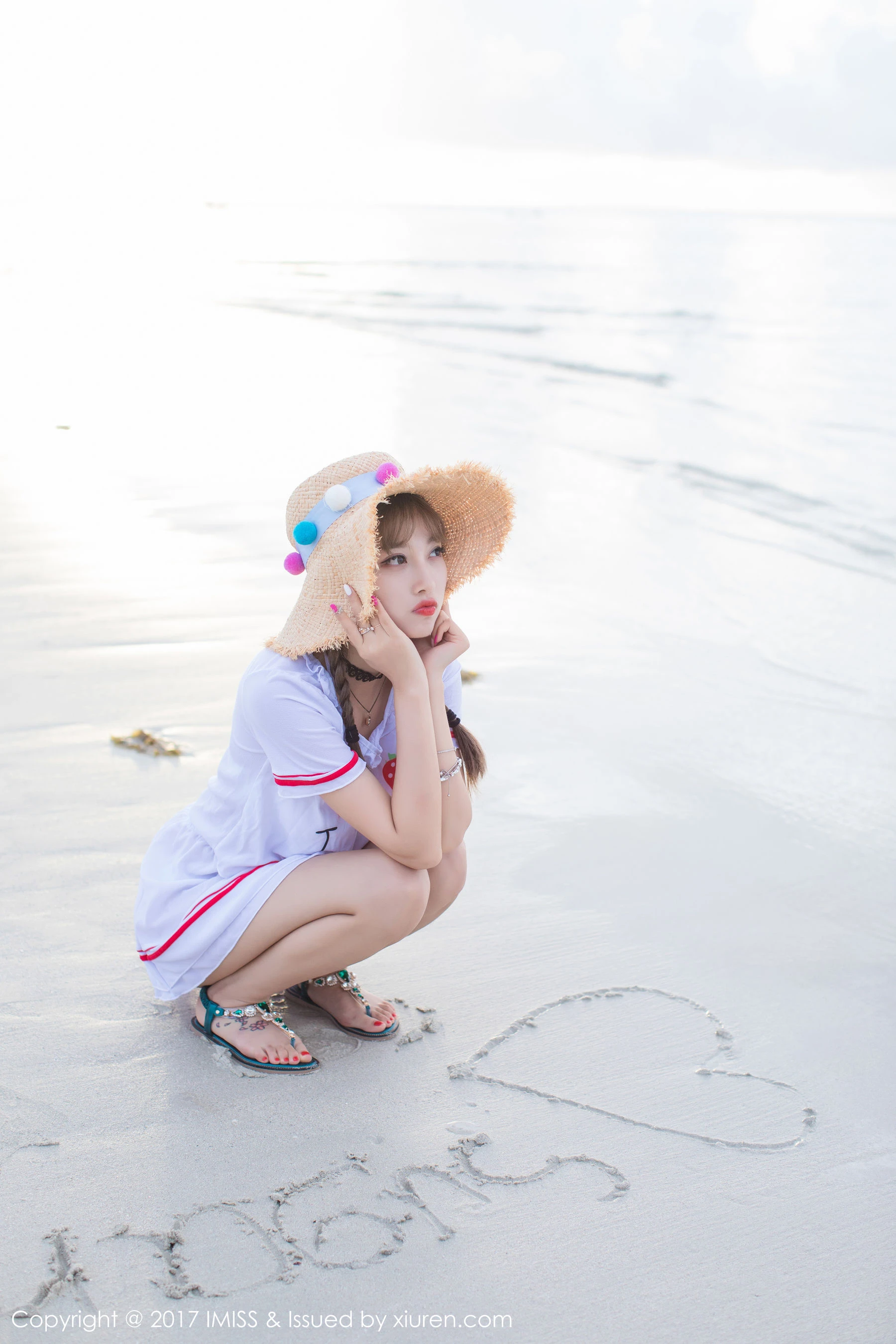  杨晨晨sugar《阳光和沙滩，香车与美人》 爱蜜社IMiss Vol.185第6张