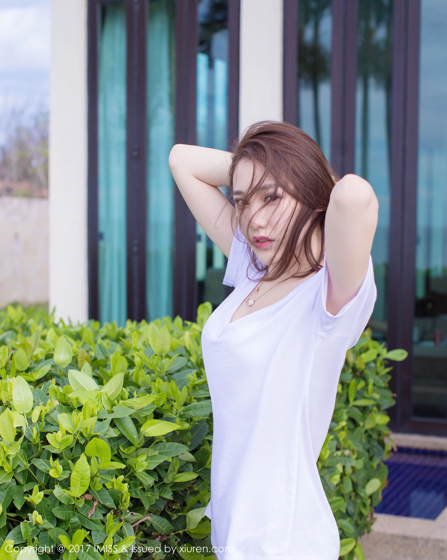  刘奕宁Lynn《沙巴旅拍第1套写真》 爱蜜社 VOL.160第11张