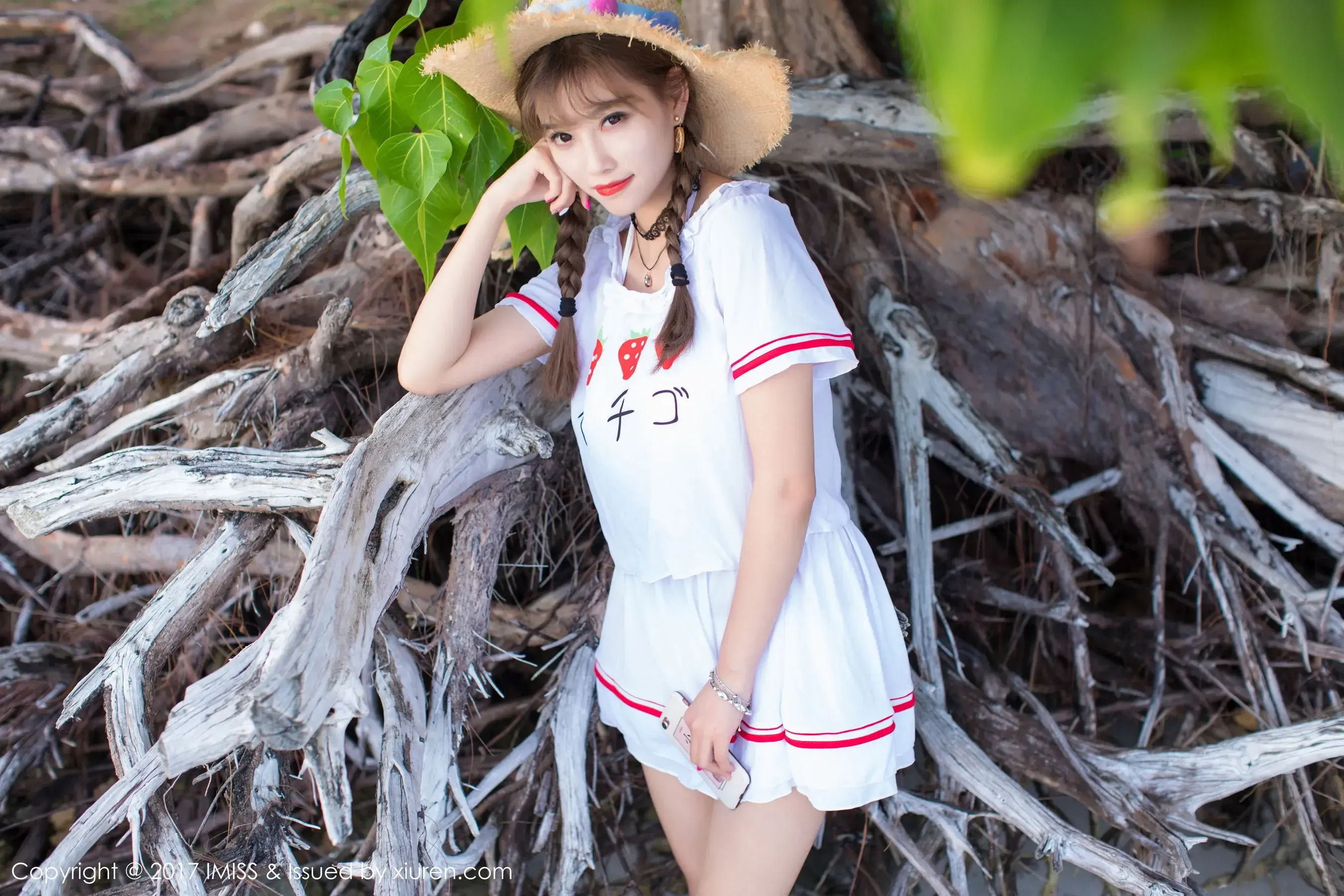  杨晨晨sugar《阳光和沙滩，香车与美人》 爱蜜社IMiss Vol.185第3张