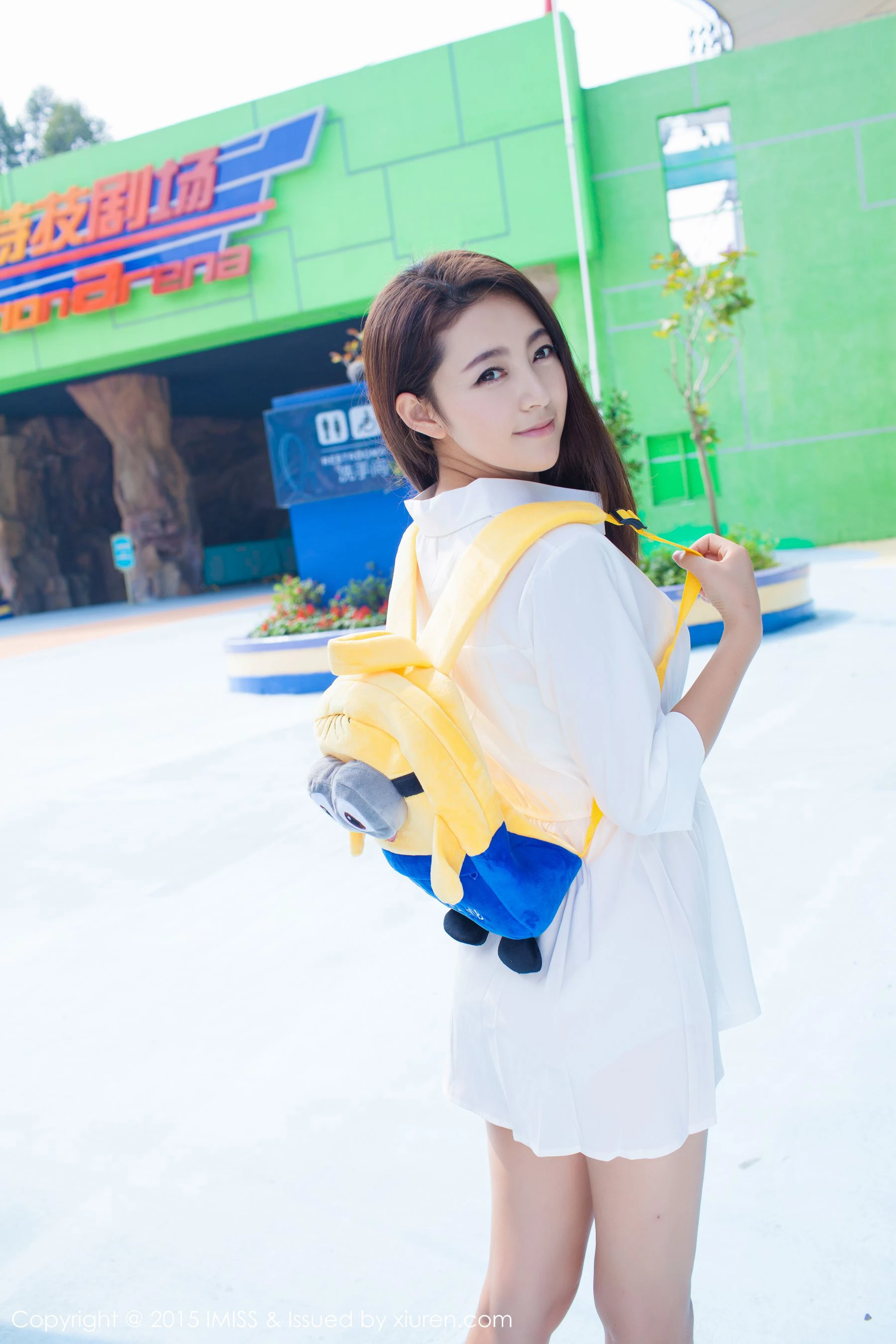  夏茉GIGI《小清新街拍》 爱蜜社IMiss Vol.053第1张