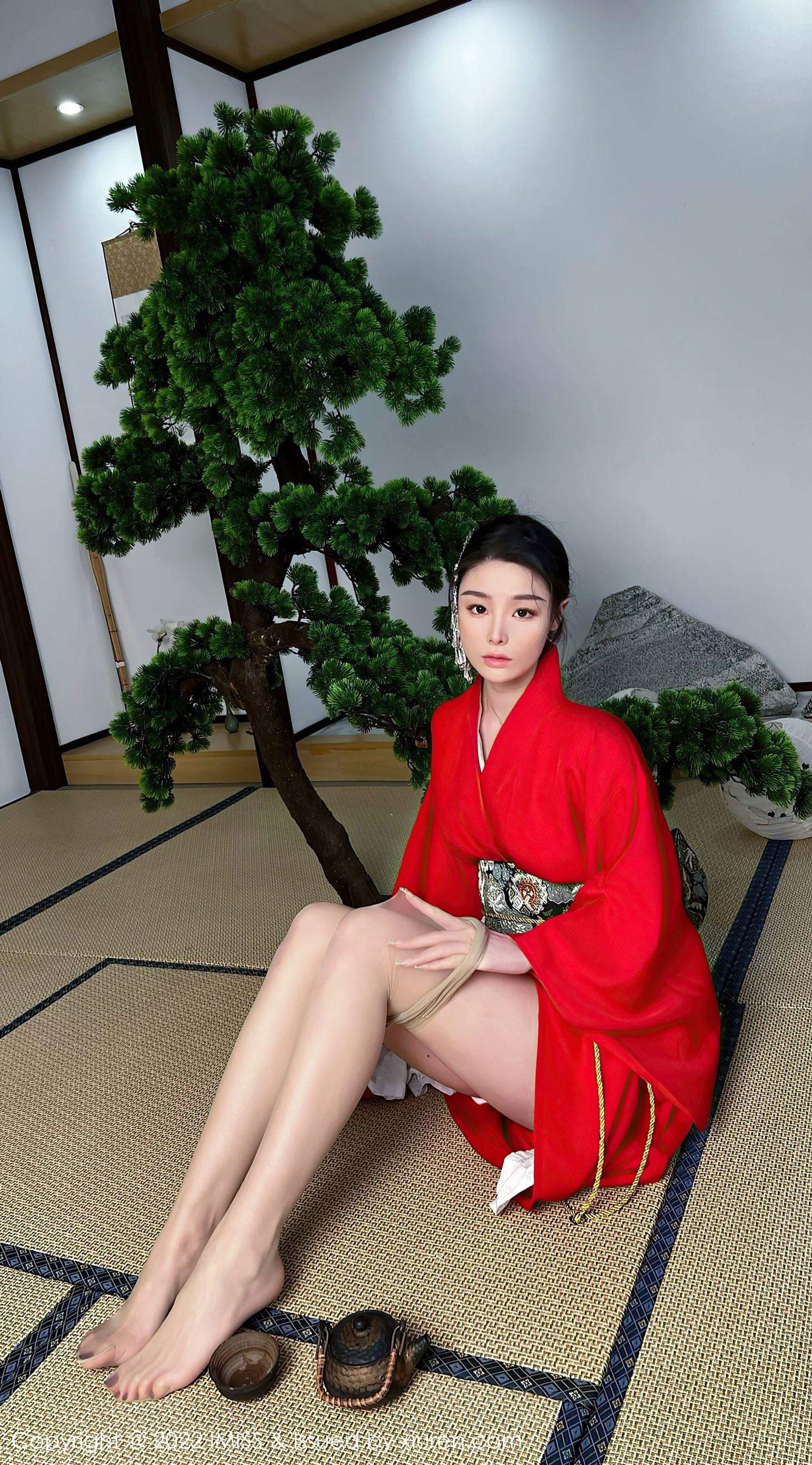  爱蜜社 VOL.669 逗逗doudou 和服美腿第8张