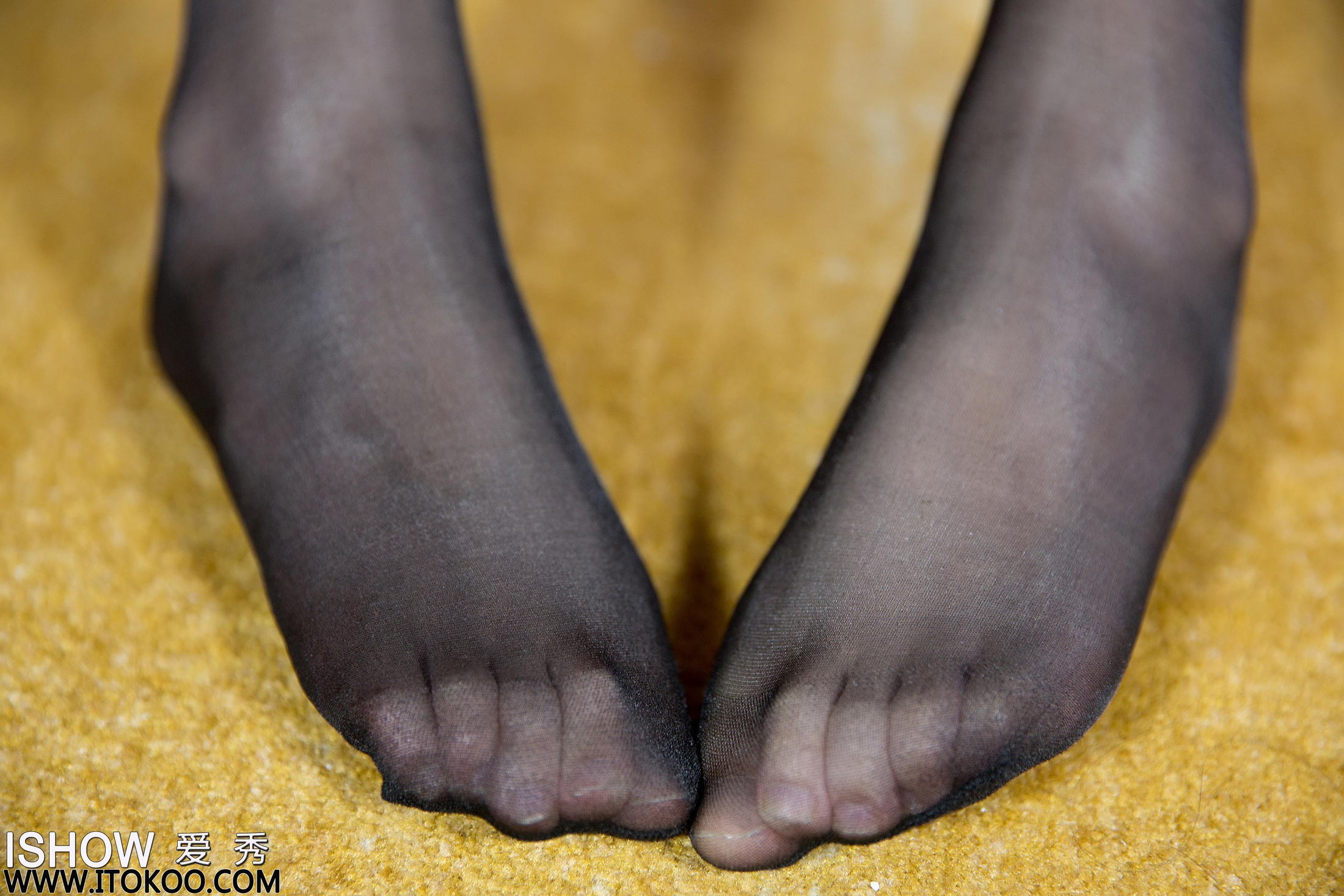 [ISHOW爱秀]NO.145 兔囡囡 红色透视情趣旗袍加黑色丝袜㺯腿与白色性感小背心加肉色丝袜美腿私房写真集第3张