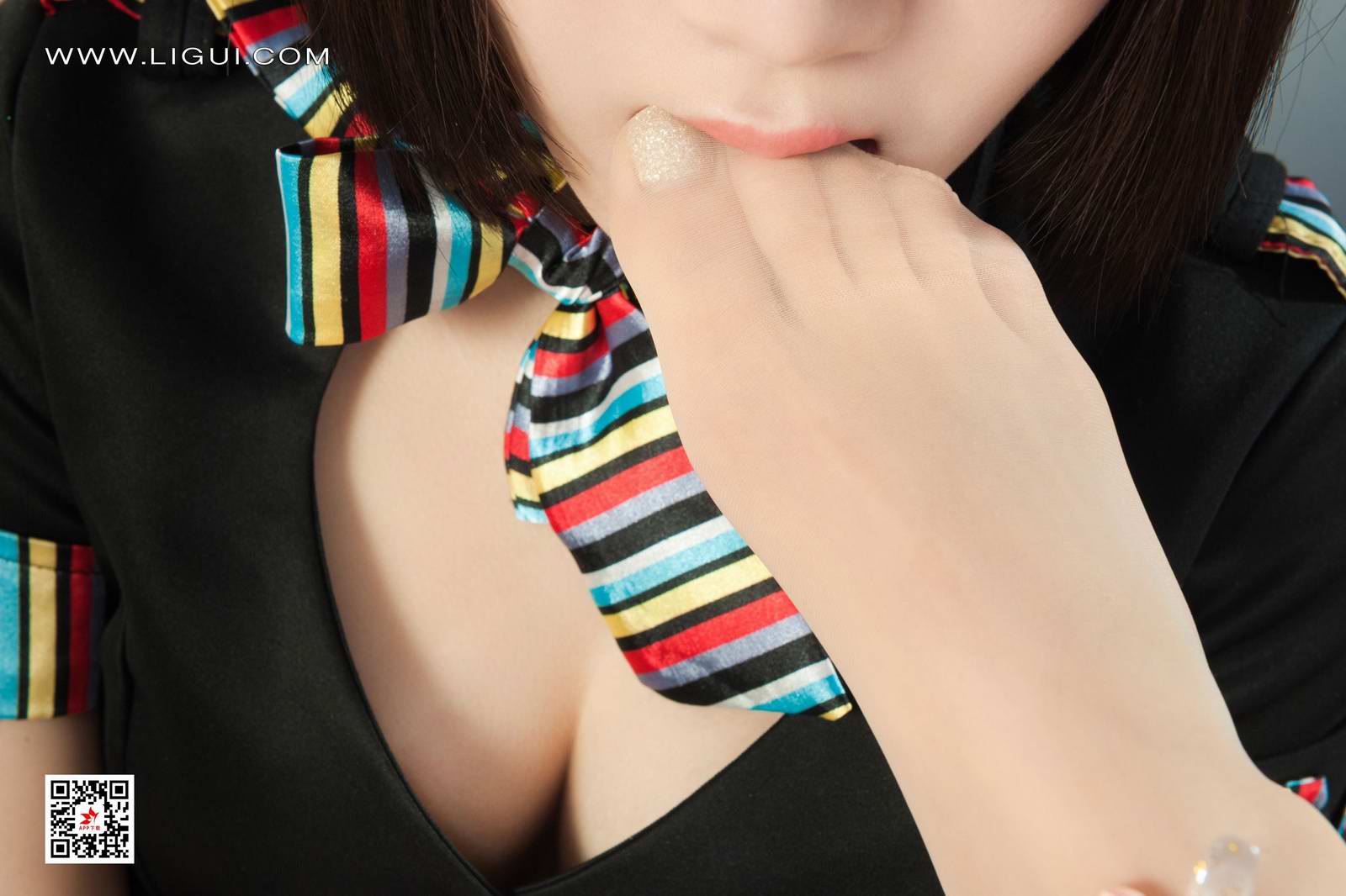 Ligui丽柜 2022.04.14 网络丽人 Model 汐汐&amp;小七第29张