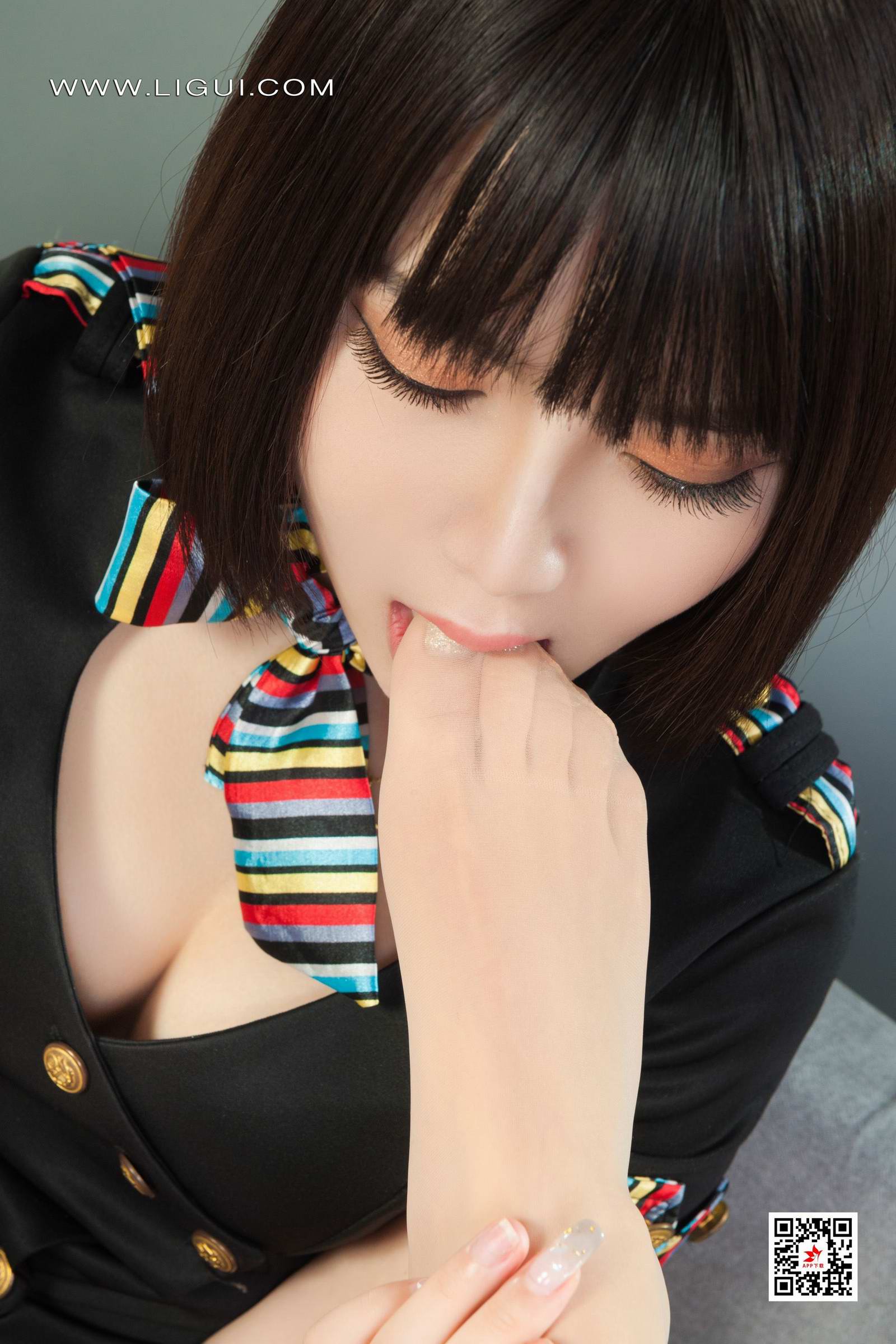 Ligui丽柜 2022.04.14 网络丽人 Model 汐汐&amp;小七第3张