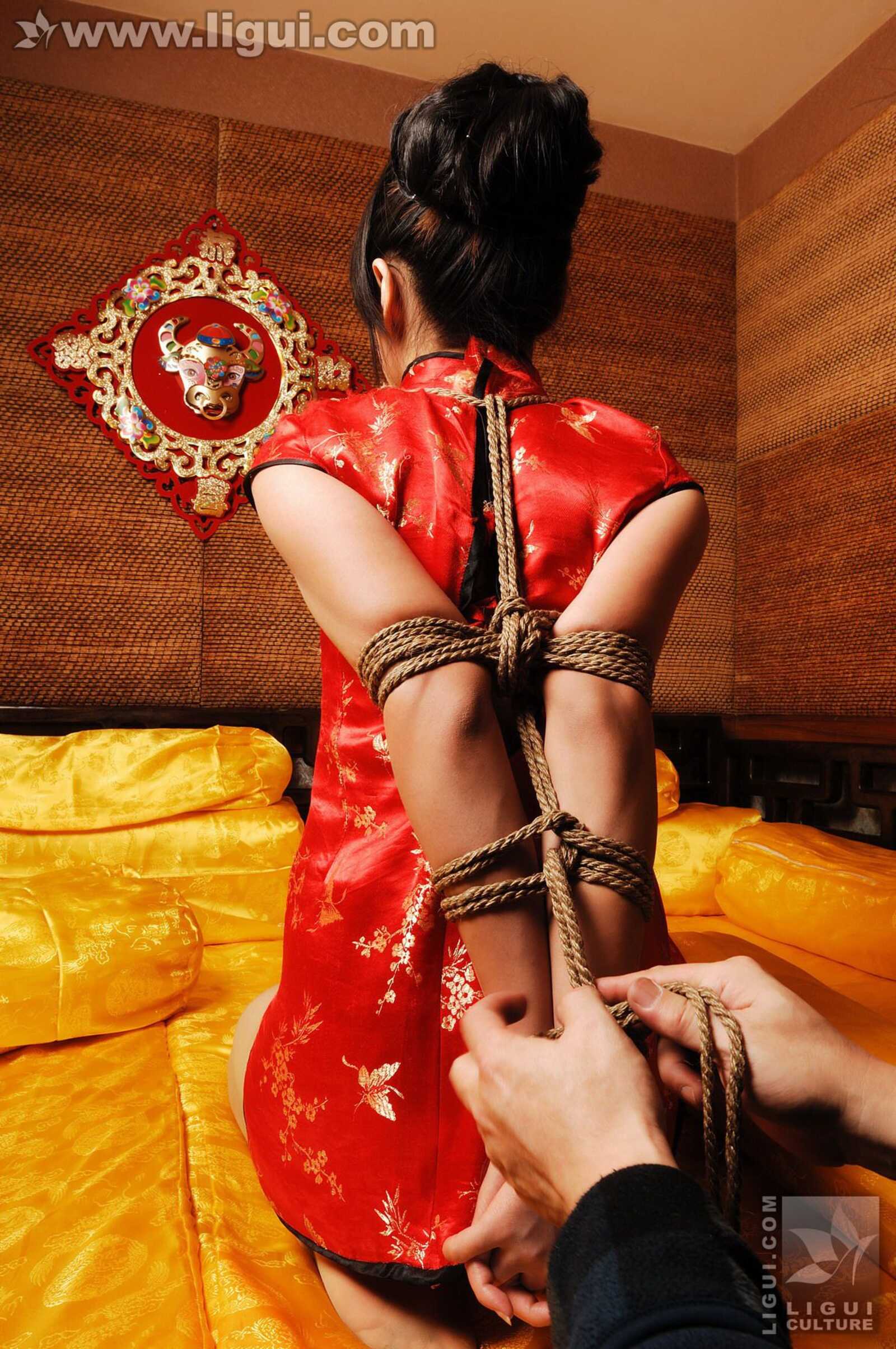 [丽柜美束LiGui] Model 伊园、菲菲《新年特别礼物》第17张