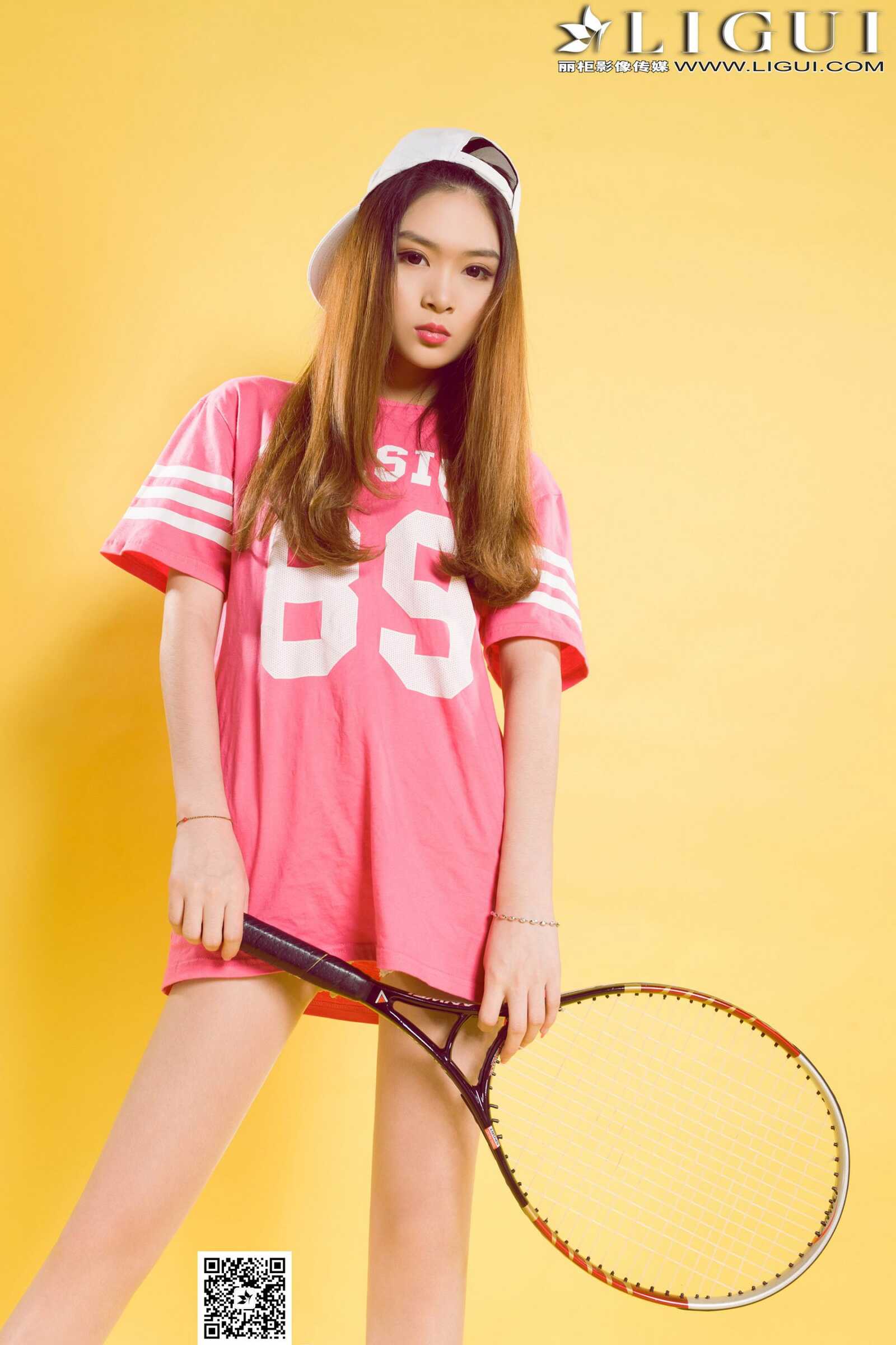 [丽柜LiGui] Model 允儿《篮球少女羽毛球运动系列》第16张