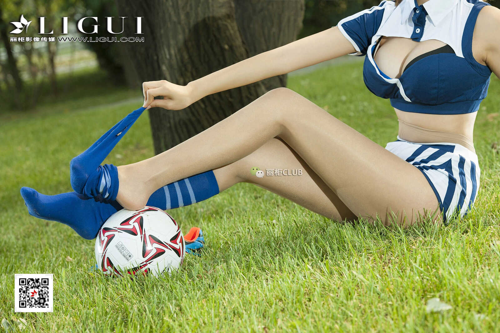 Model 筱筱《球场少女》 [丽柜Ligui] 写真集第7张