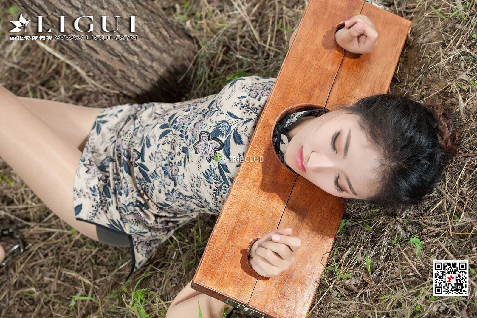 腿模思彤《旗袍美束镣铐人体》 [丽柜LIGUI] 网络第11张