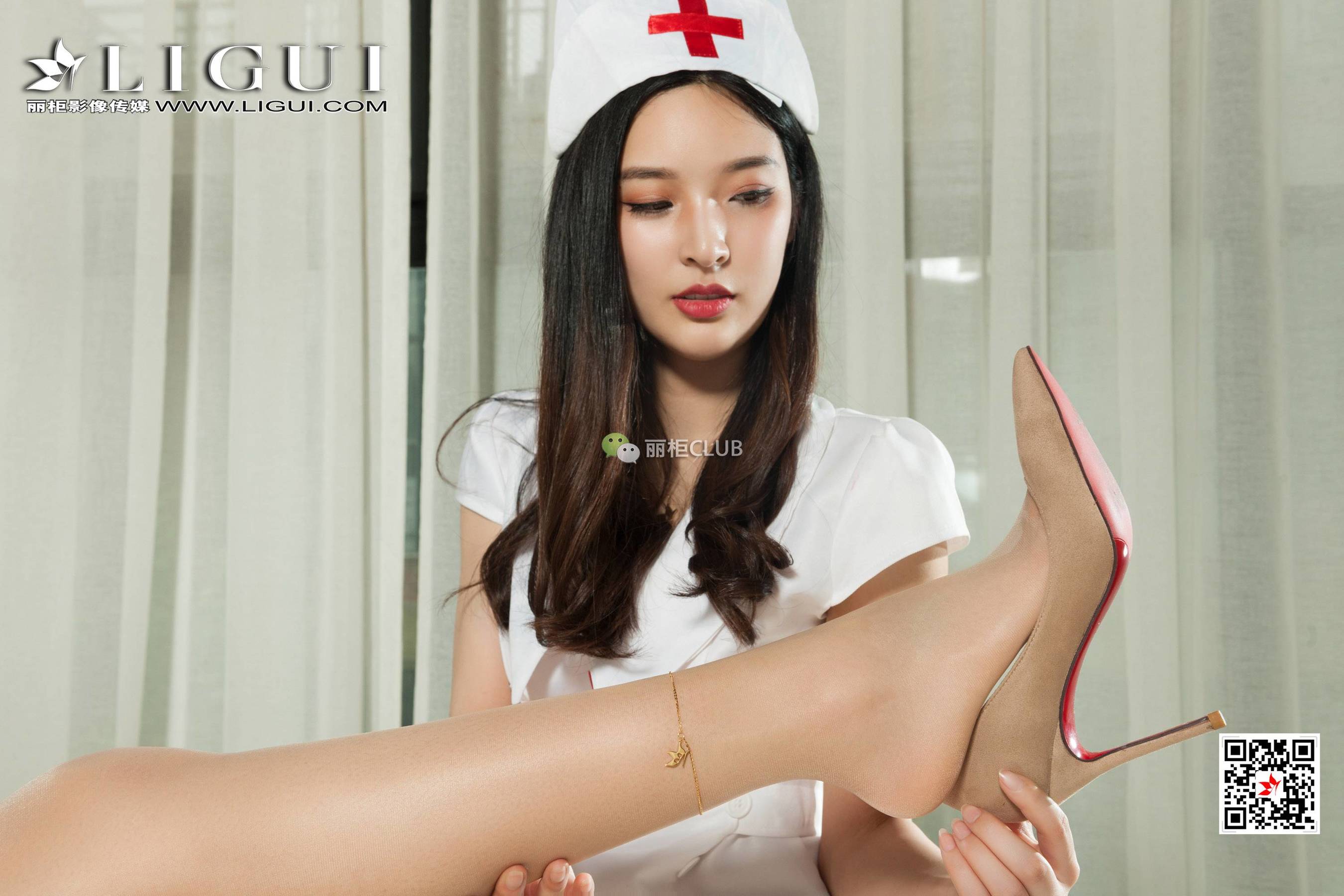 腿模雪糕&amp;amp;筱筱《护士急救》 [丽柜LIGUI] 网络丽第9张