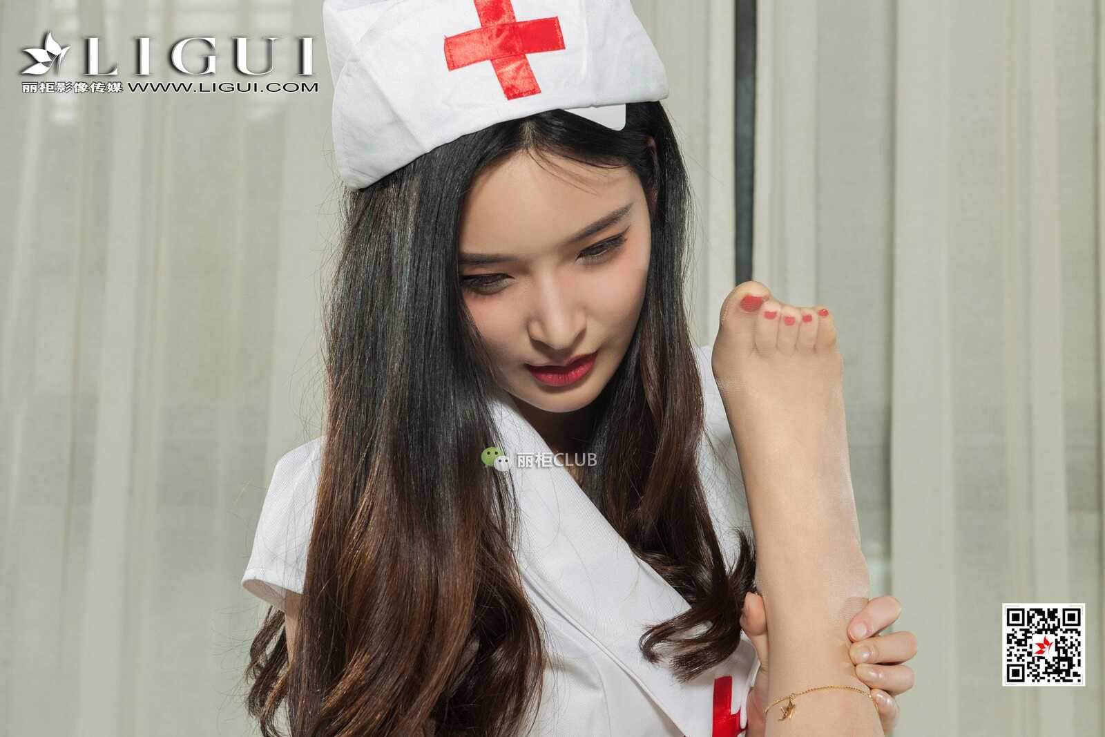 腿模雪糕&amp;amp;筱筱《护士急救》 [丽柜LIGUI] 网络丽第7张