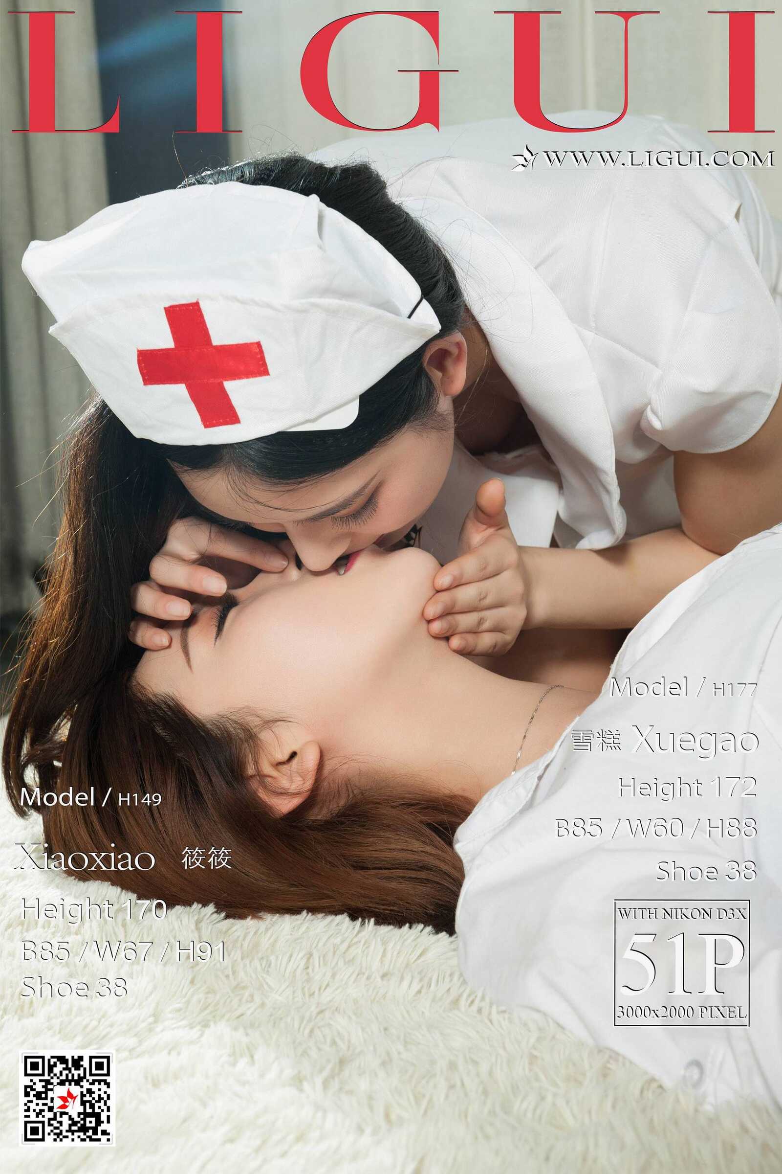 腿模雪糕&amp;amp;筱筱《护士急救》 [丽柜LIGUI] 网络丽第1张