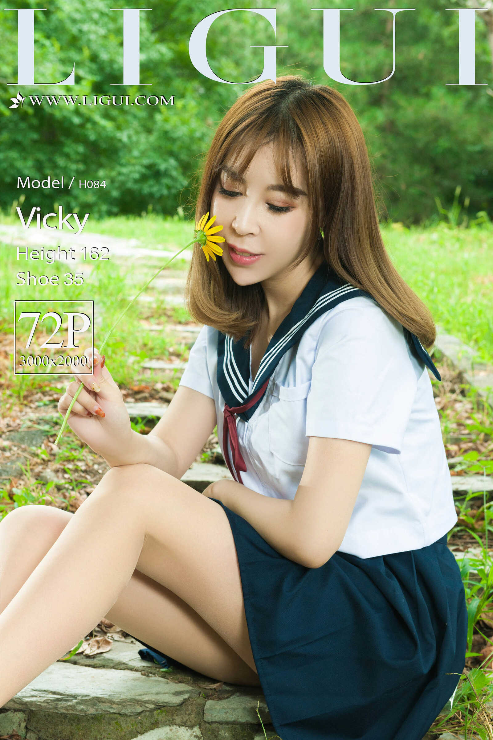 足模Vicky《校花玉足》 [丽柜Ligui] 写真集第18张