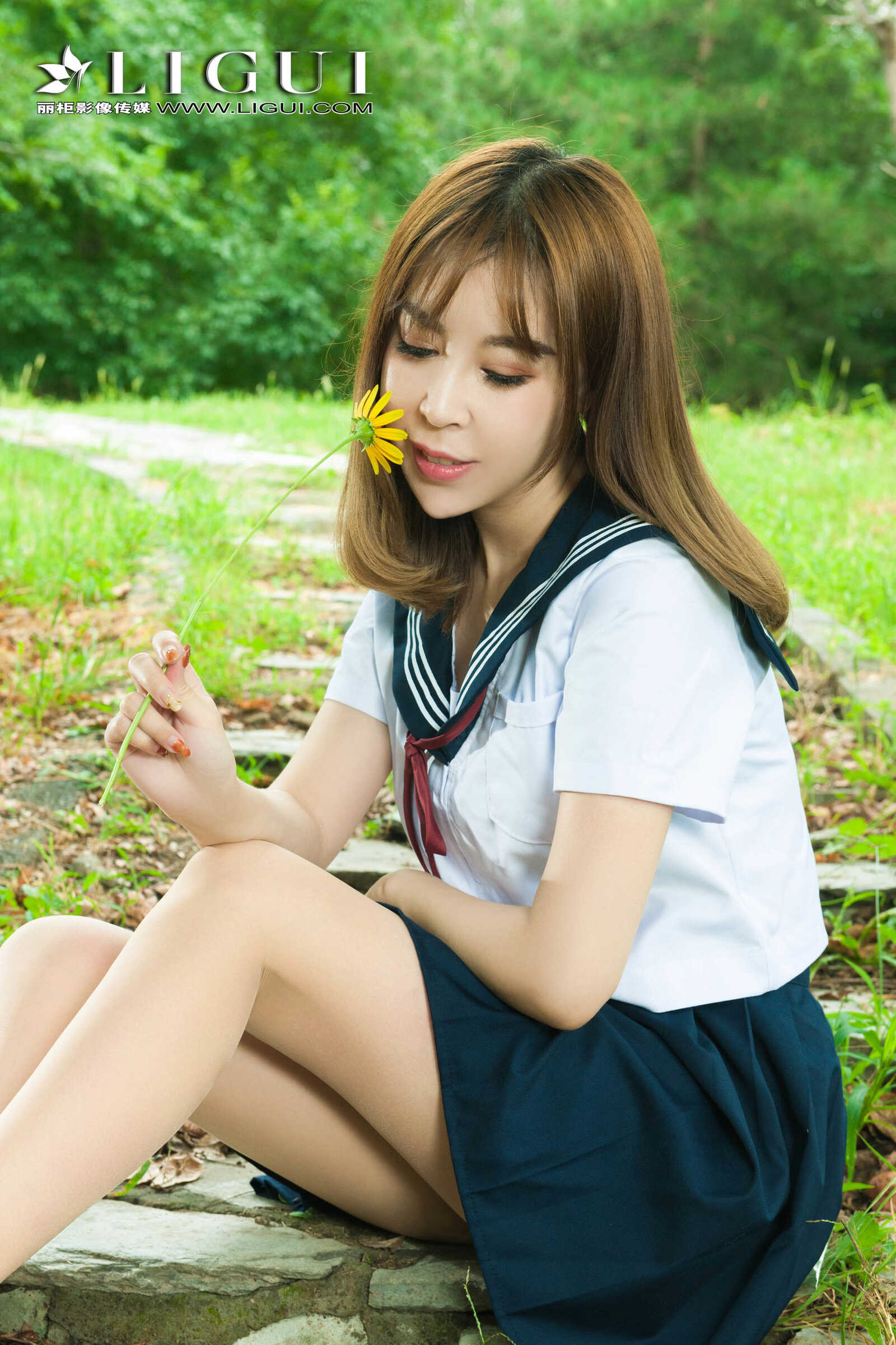 足模Vicky《校花玉足》 [丽柜Ligui] 写真集第5张