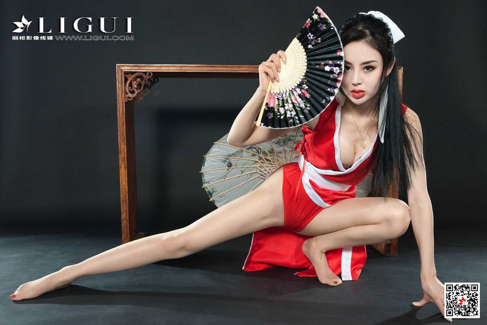 凉儿《不知火舞COS》 [丽柜Ligui] 写真集第4张