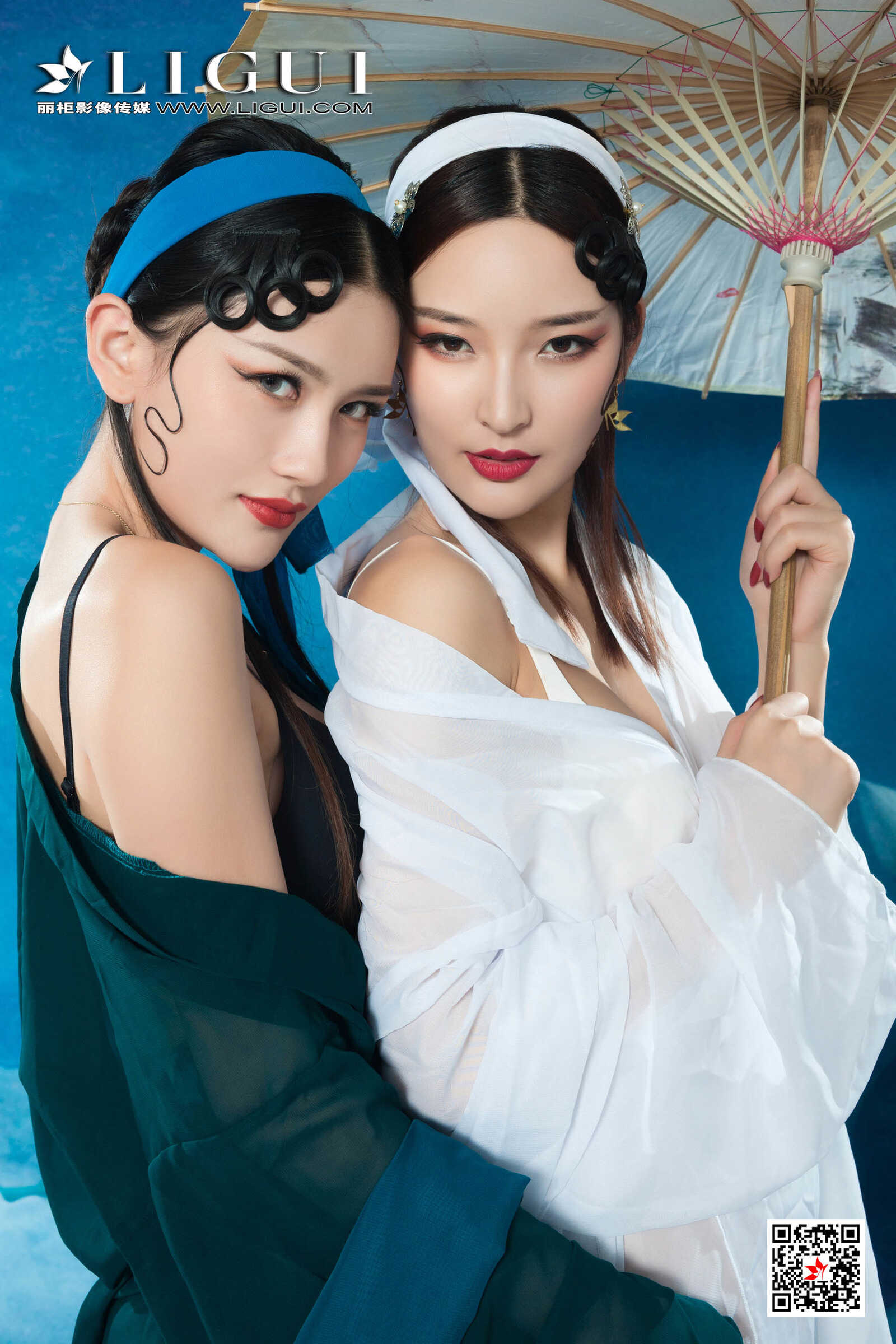 甜甜&amp;amp;雪糕《京剧丝袜姐妹花》 [丽柜Ligui] 写真第17张