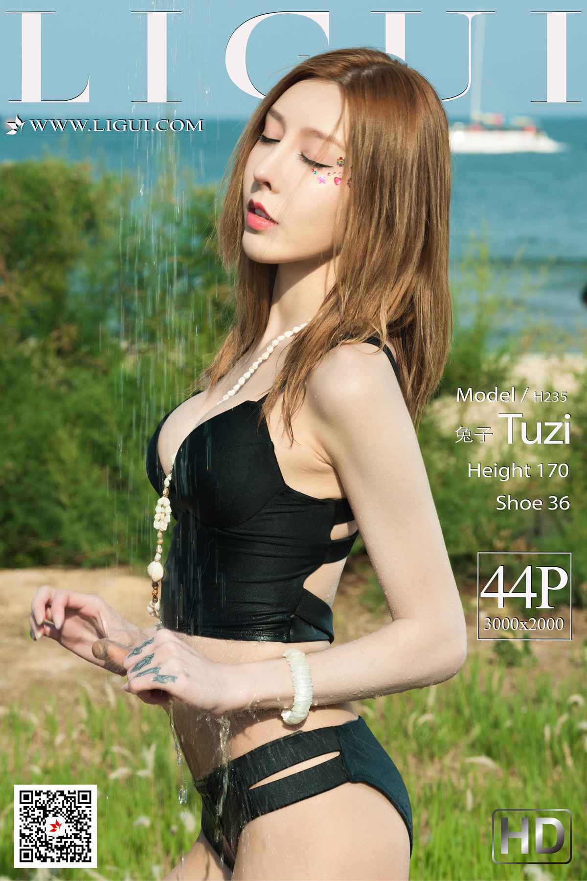 [Ligui丽柜] 2020.12.01 Model《沙滩柔情》兔子 在线浏第15张