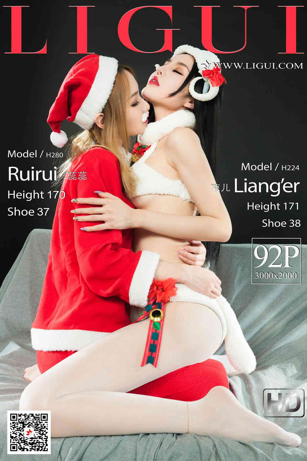 [Ligui丽柜]网络丽人 2020.12.23 Model 蕊蕊&amp;凉儿《第2张