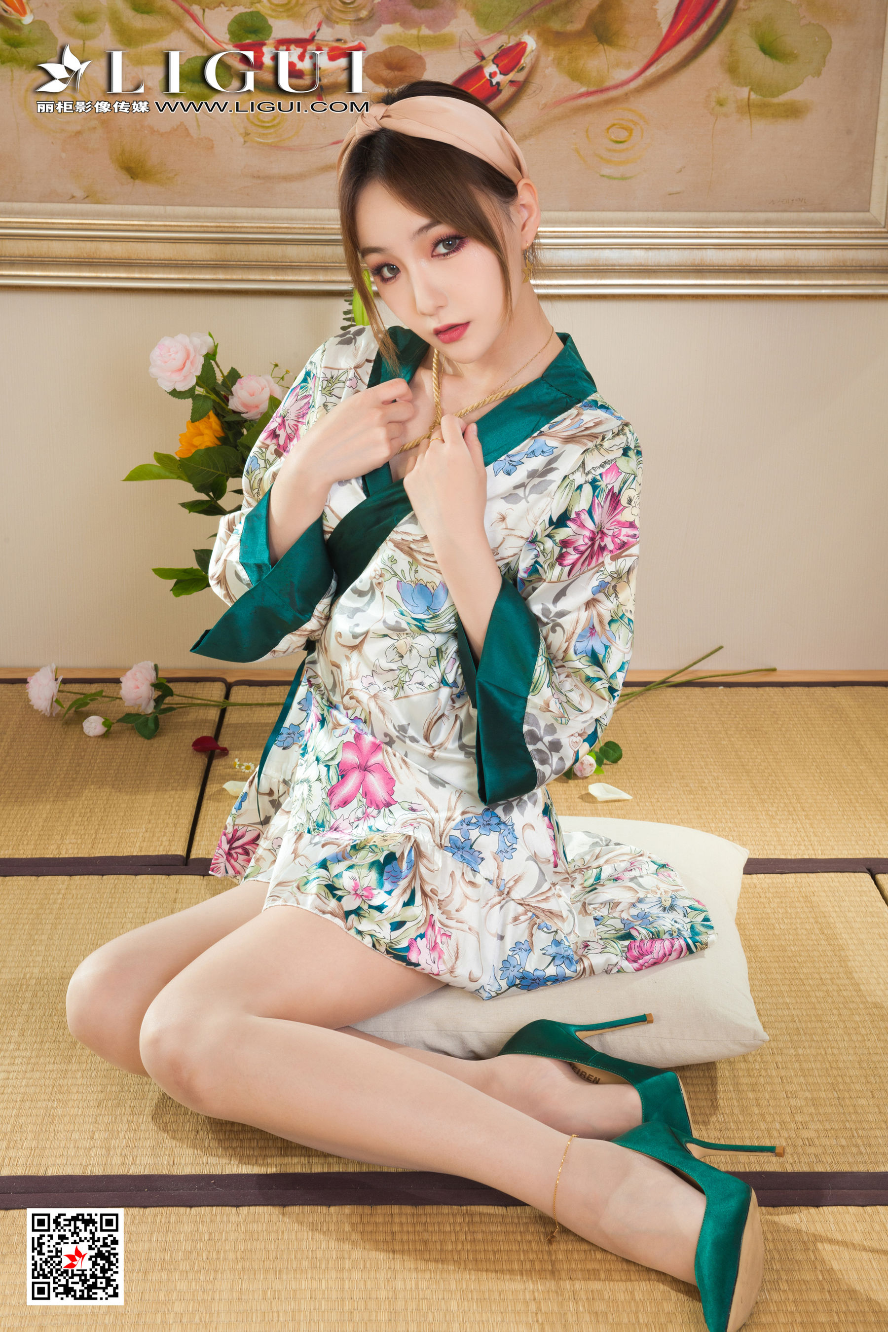 [丽柜Ligui] 网络丽人 Model 心心 《龟缚花蕊》 写真套图第12张
