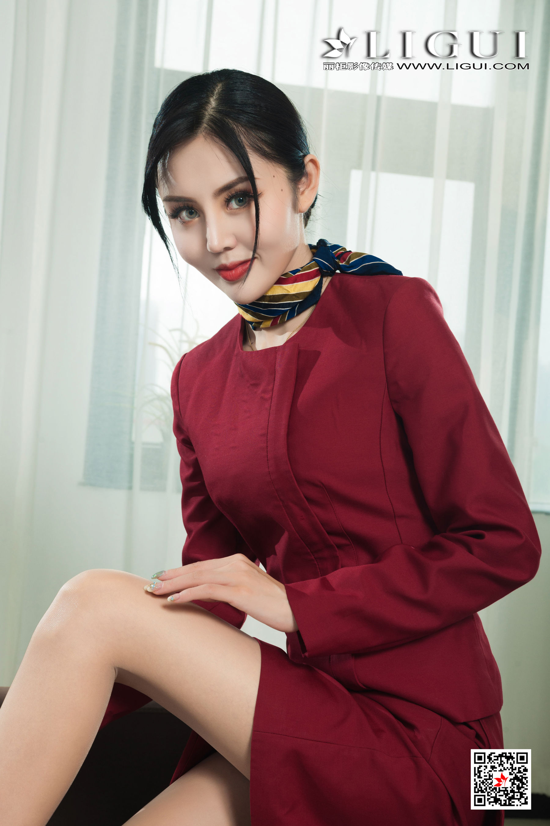 [丽柜Ligui] 2021.10.04 Model 凉儿 丝足美腿套图第15张