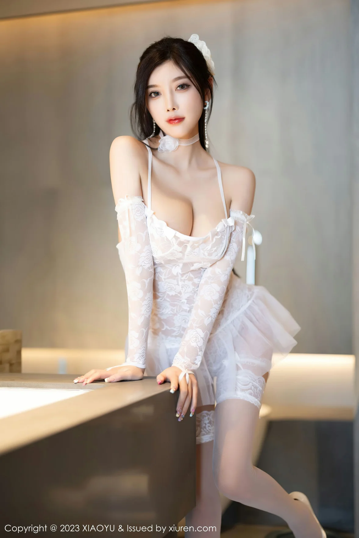 XIAOYU 语画 Vol.1095 杨晨晨Yome 白色蕾丝服饰性感写真 [92P]第21张