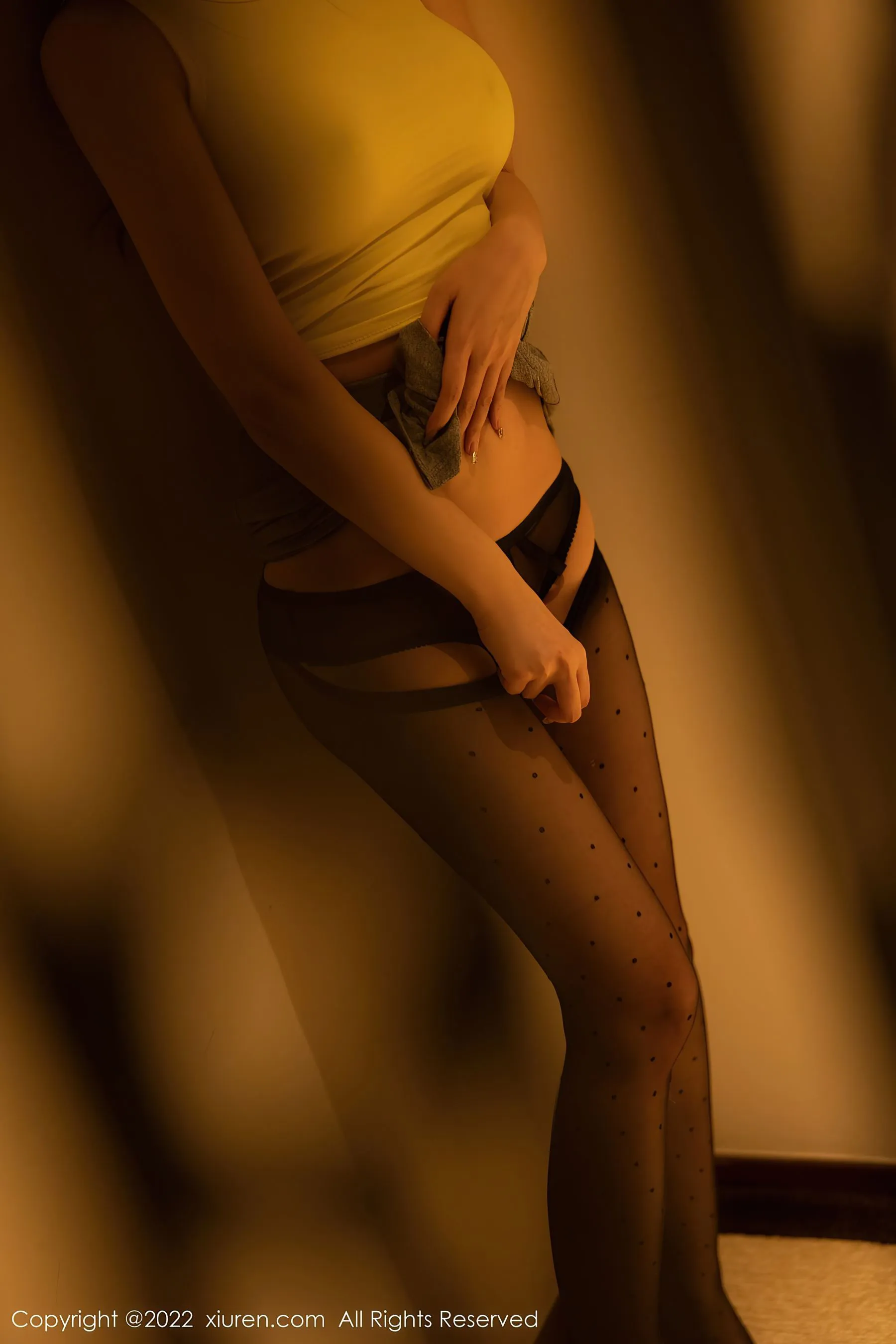  秀人网 No.5843 顾乔楠Cora 黑丝美臀第24张