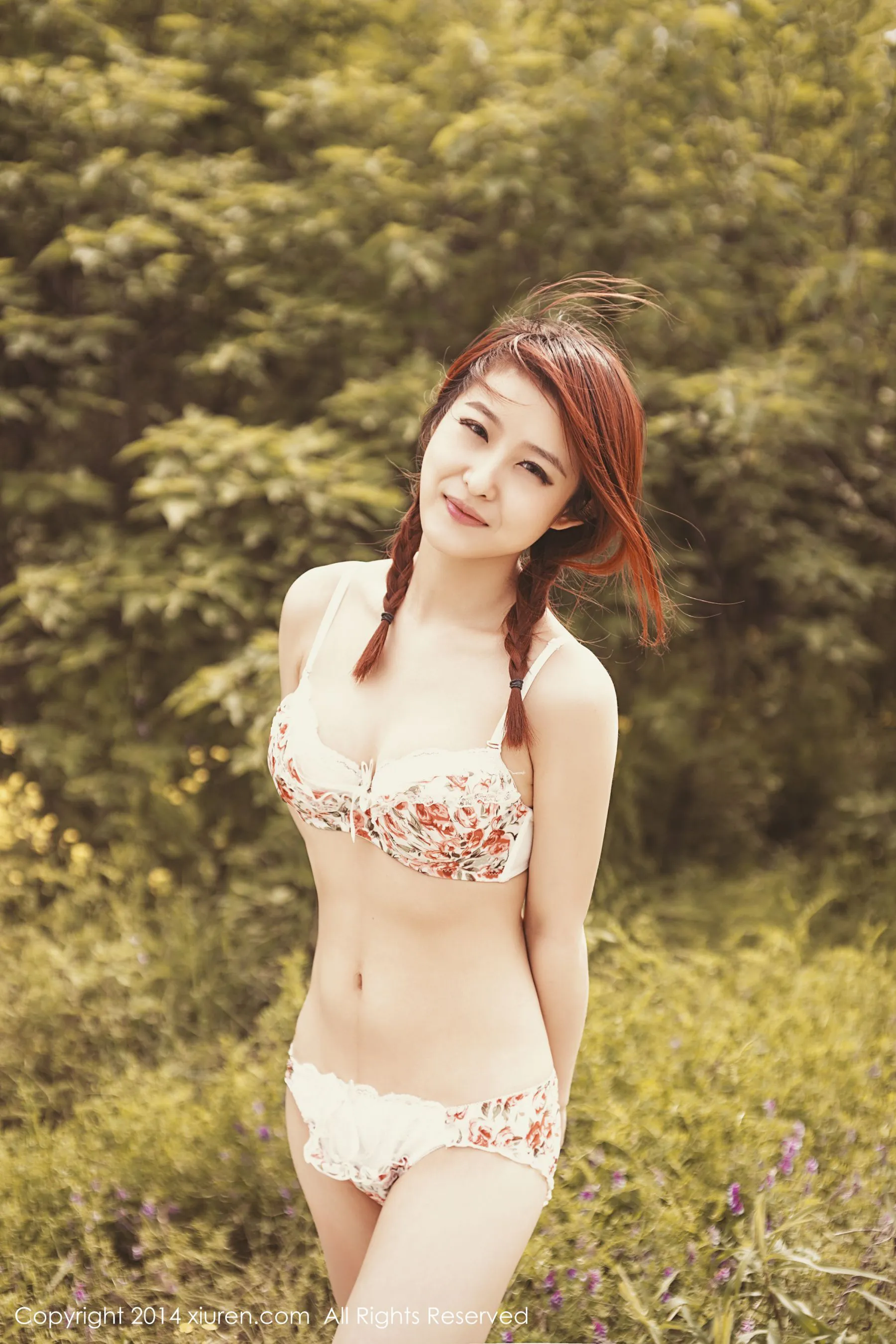  Medusa《阳光少女外拍》 秀人网 No.202第1张