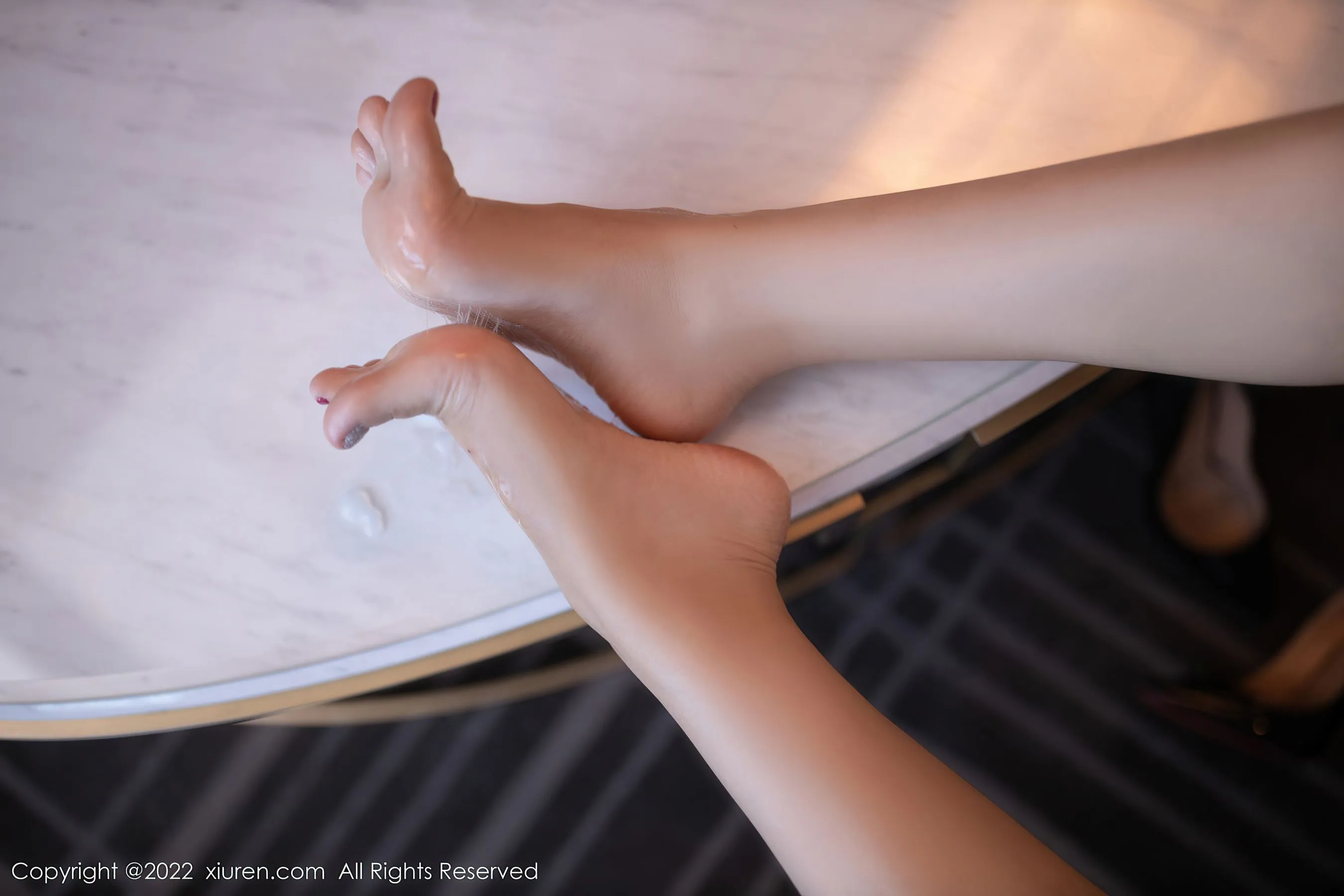  秀人网 No.5887 唐安琪 黑丝短裙第14张