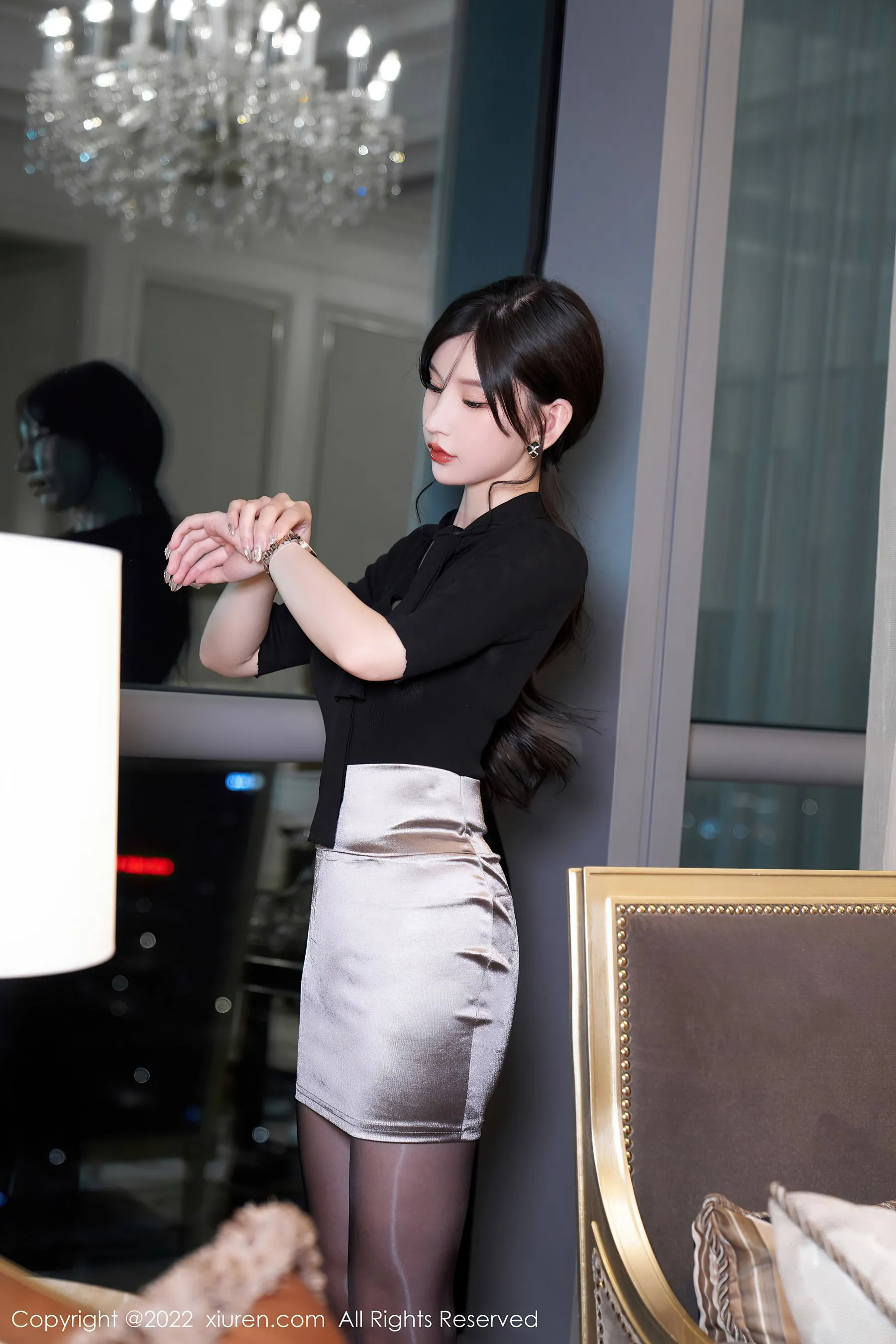  秀人网 No.5777 周于希Sally 黑丝美臀第14张