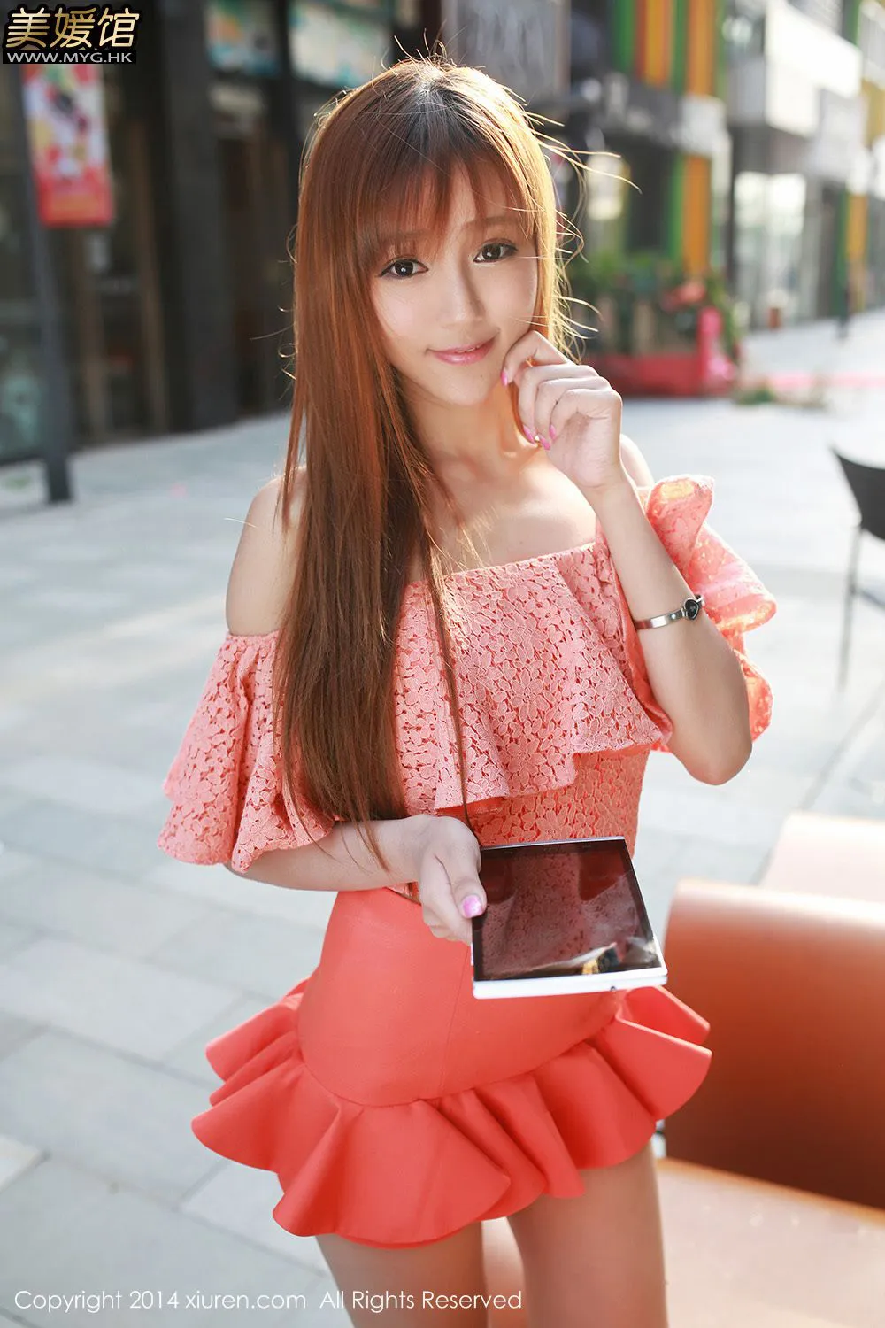 王馨瑤Yanni《驰为数码宣传片》 秀人网 No.135第16张