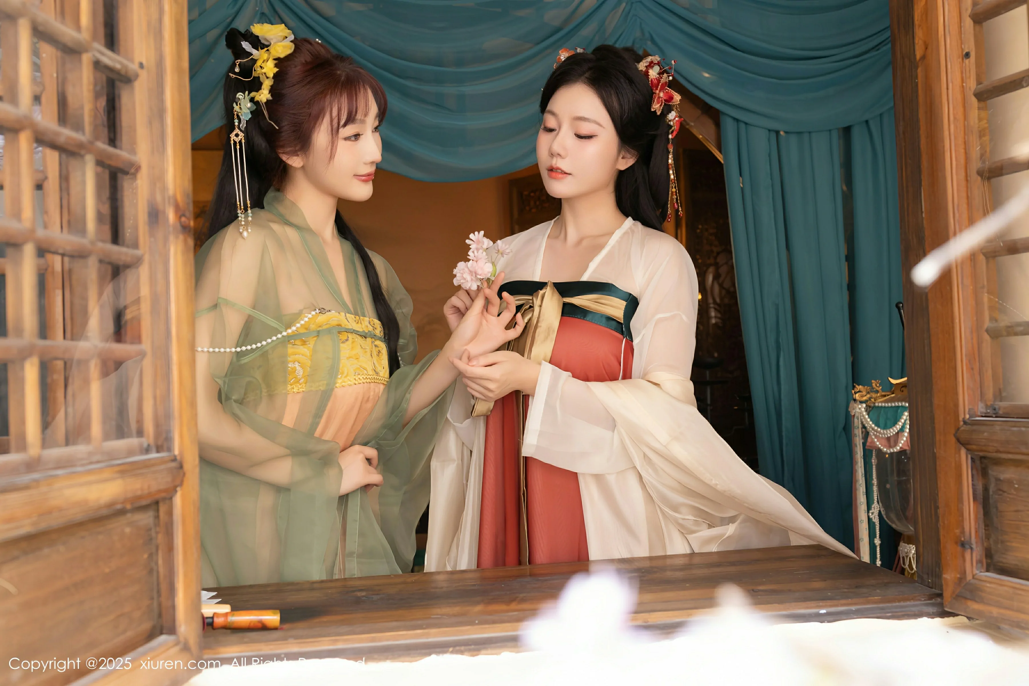  XiuRen 秀人 No.10223 陆萱萱&安然anran [80P]第9张