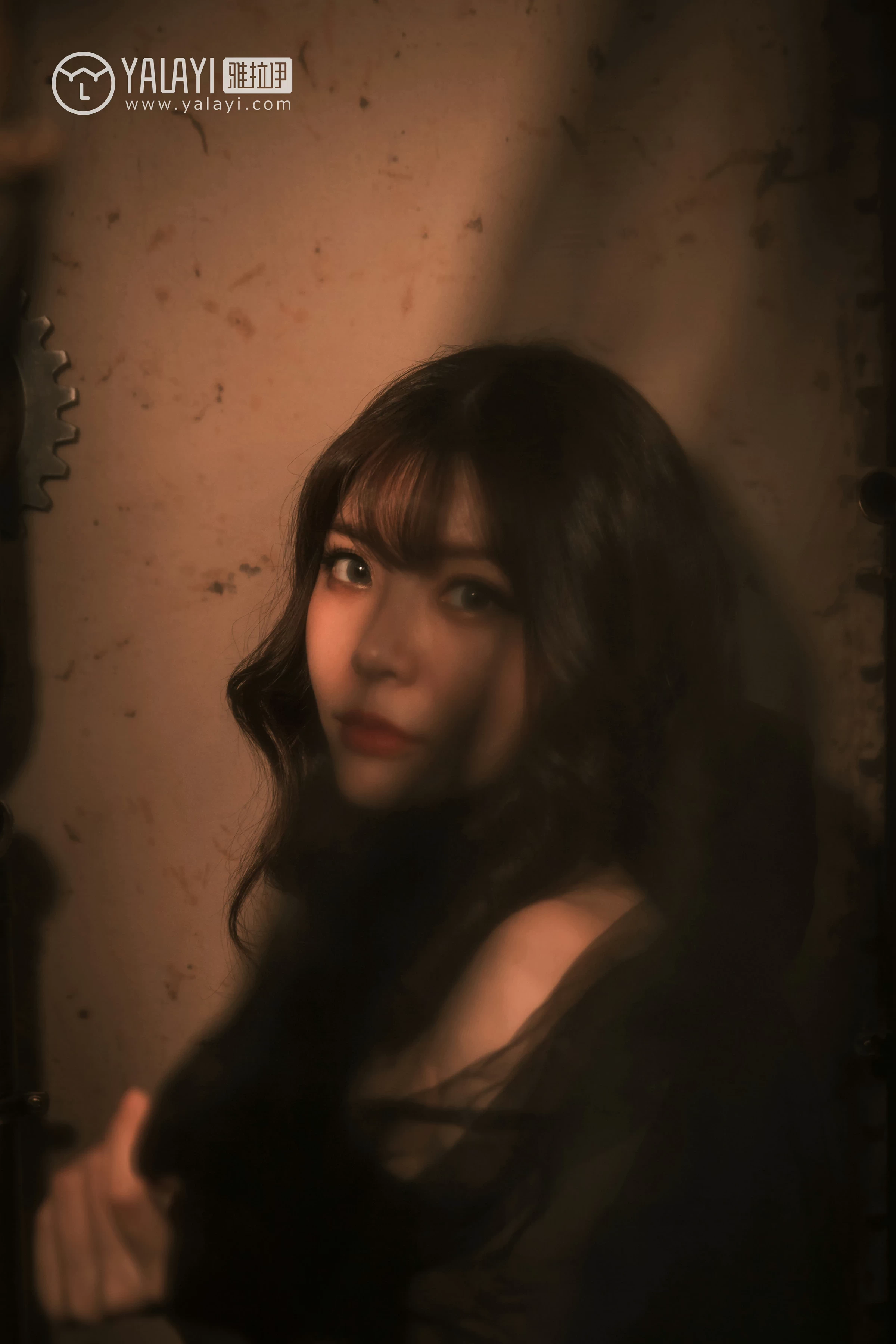 [YALAYI雅拉伊]NO.046 洛丽塔 阳阳 黑色抹胸塑身连衣裙性感私房写真集第8张