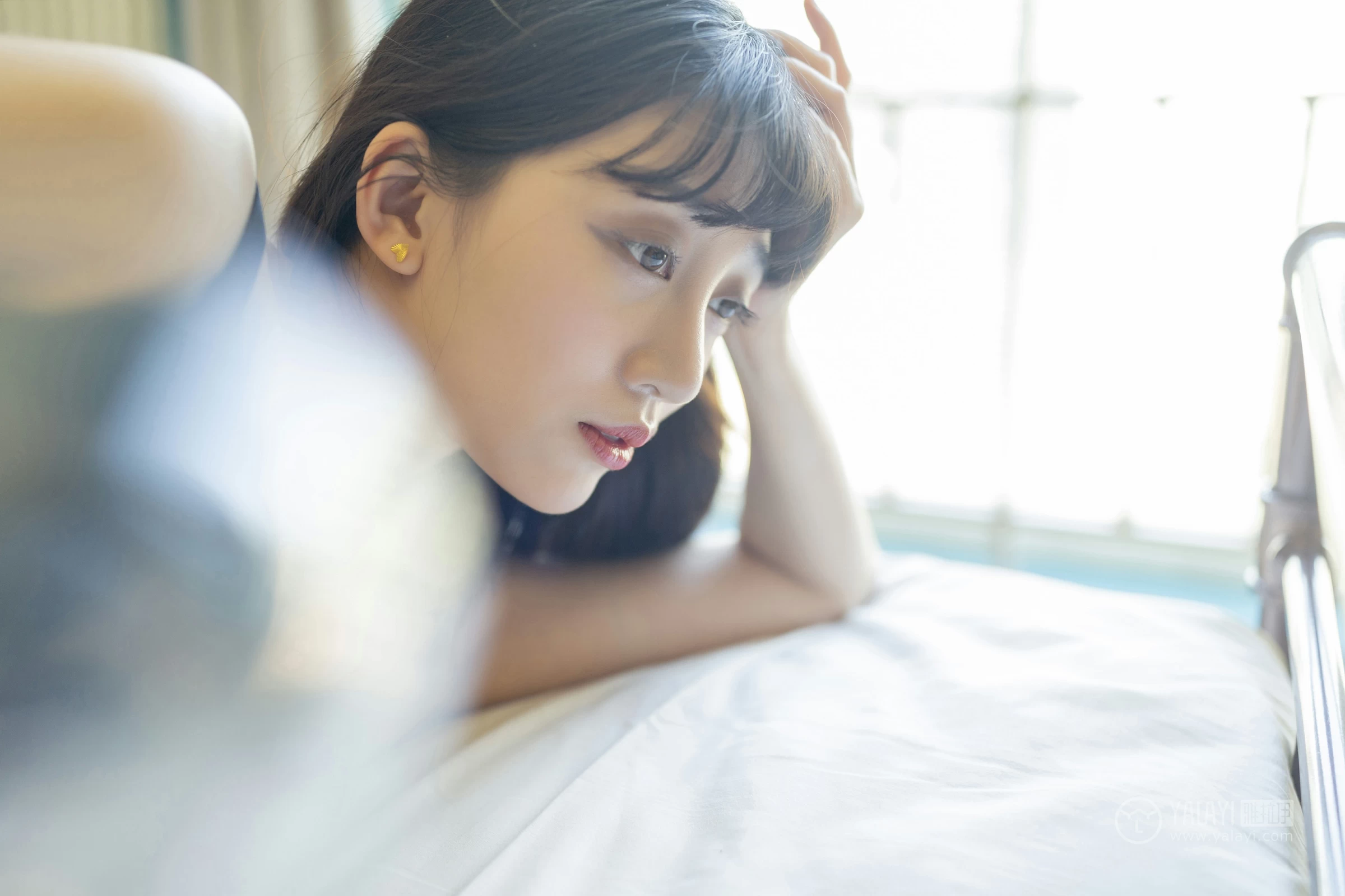 [YALAYI雅拉伊]No.259 美人如玉 温蒂 黑色性感内衣居家私房写真集第9张