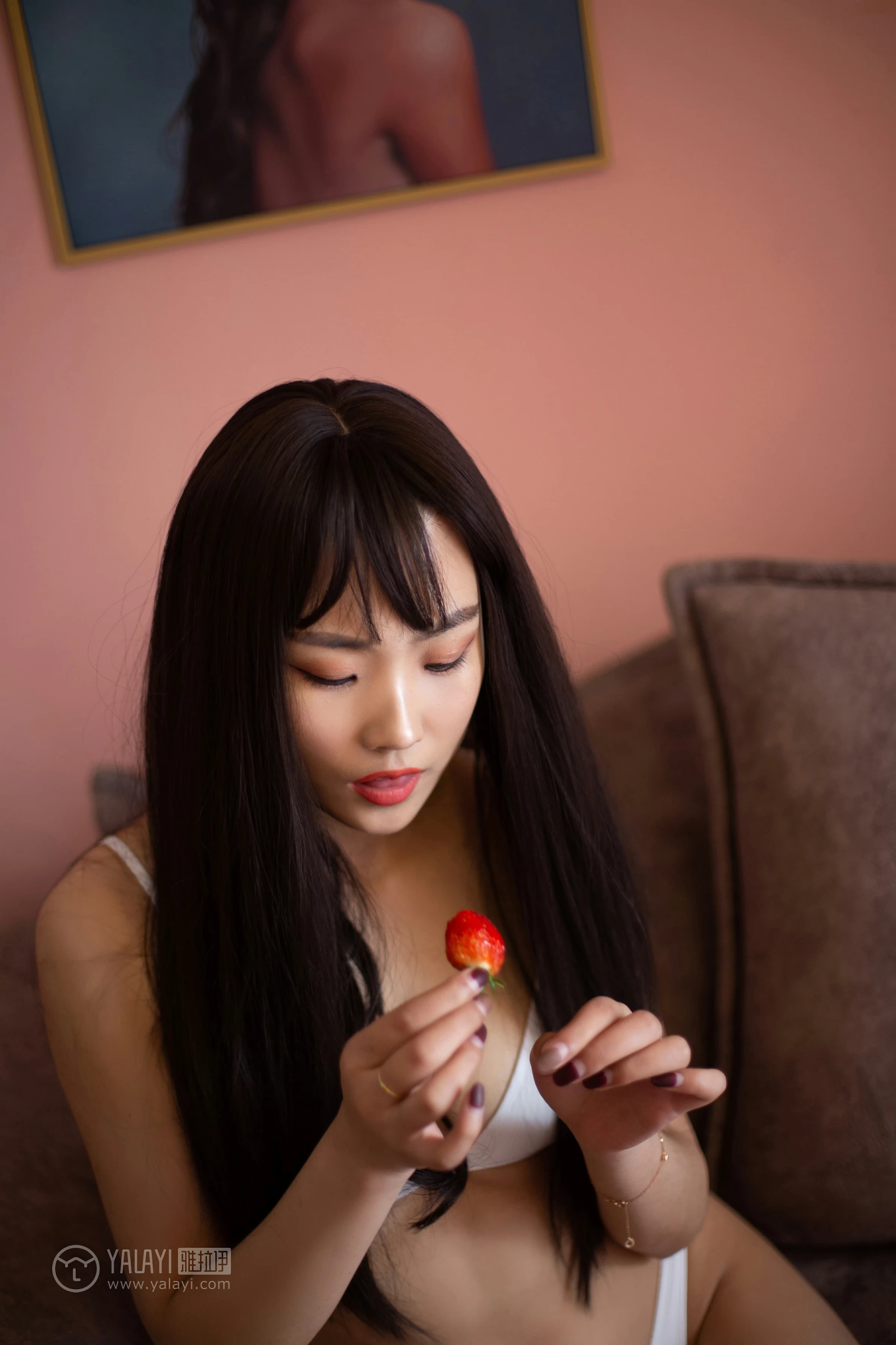 [YALAYI雅拉伊]No.285 勾股定律 沫沫 白色紧身内衣性感私房写真集第4张