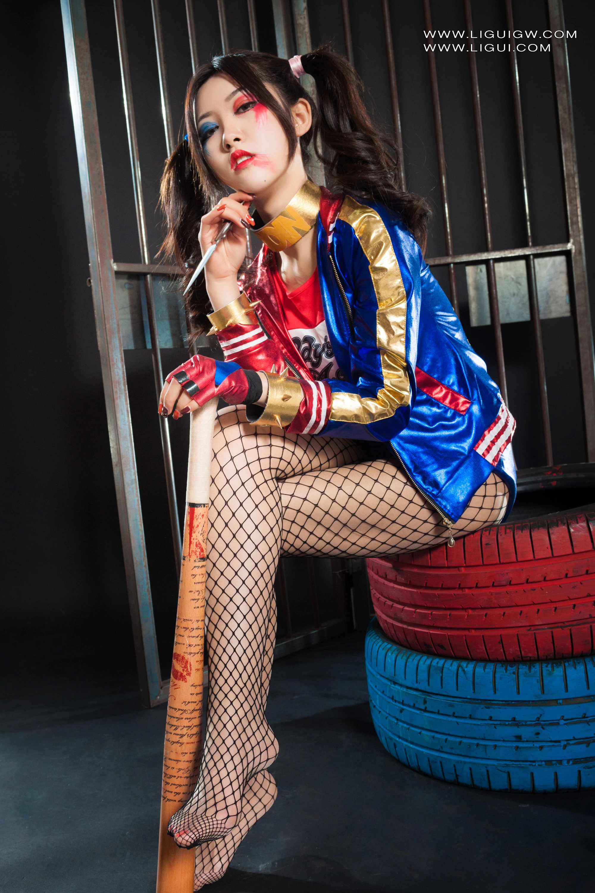 [Ligui丽柜] 2025.10.15《万圣节之恋狱小丑女》筱筱 Xiao xiao第12张