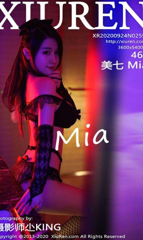 [XIUREN绣人网] 2020.09.24 No.2598 美七Mia [47P]